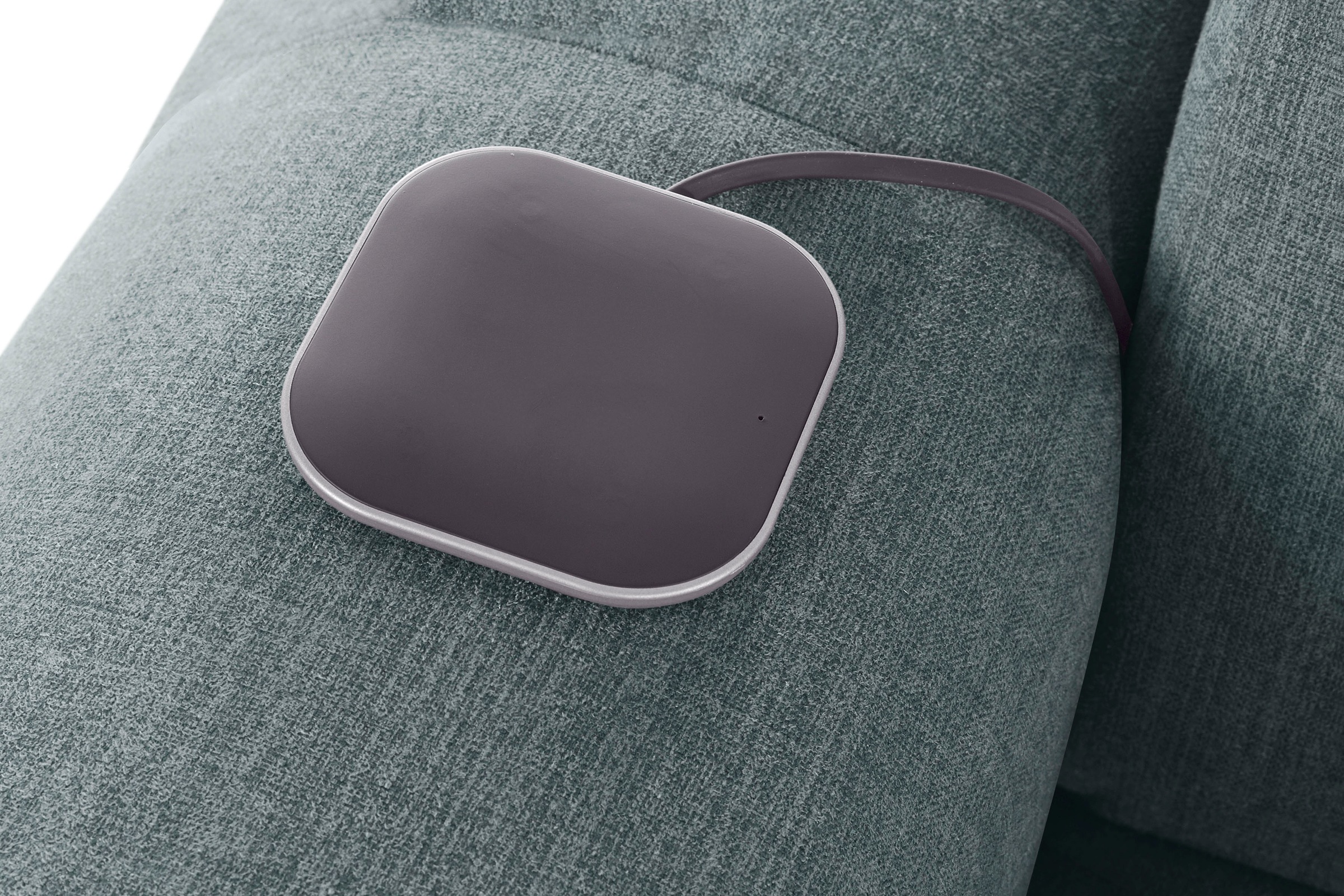 COTTA Ecksofa »Mia L-Form mit 3 Zierkissen«, wahlweise mit Bettfunktion, Bettkasten, Beleuchtung & Wireless-Charger