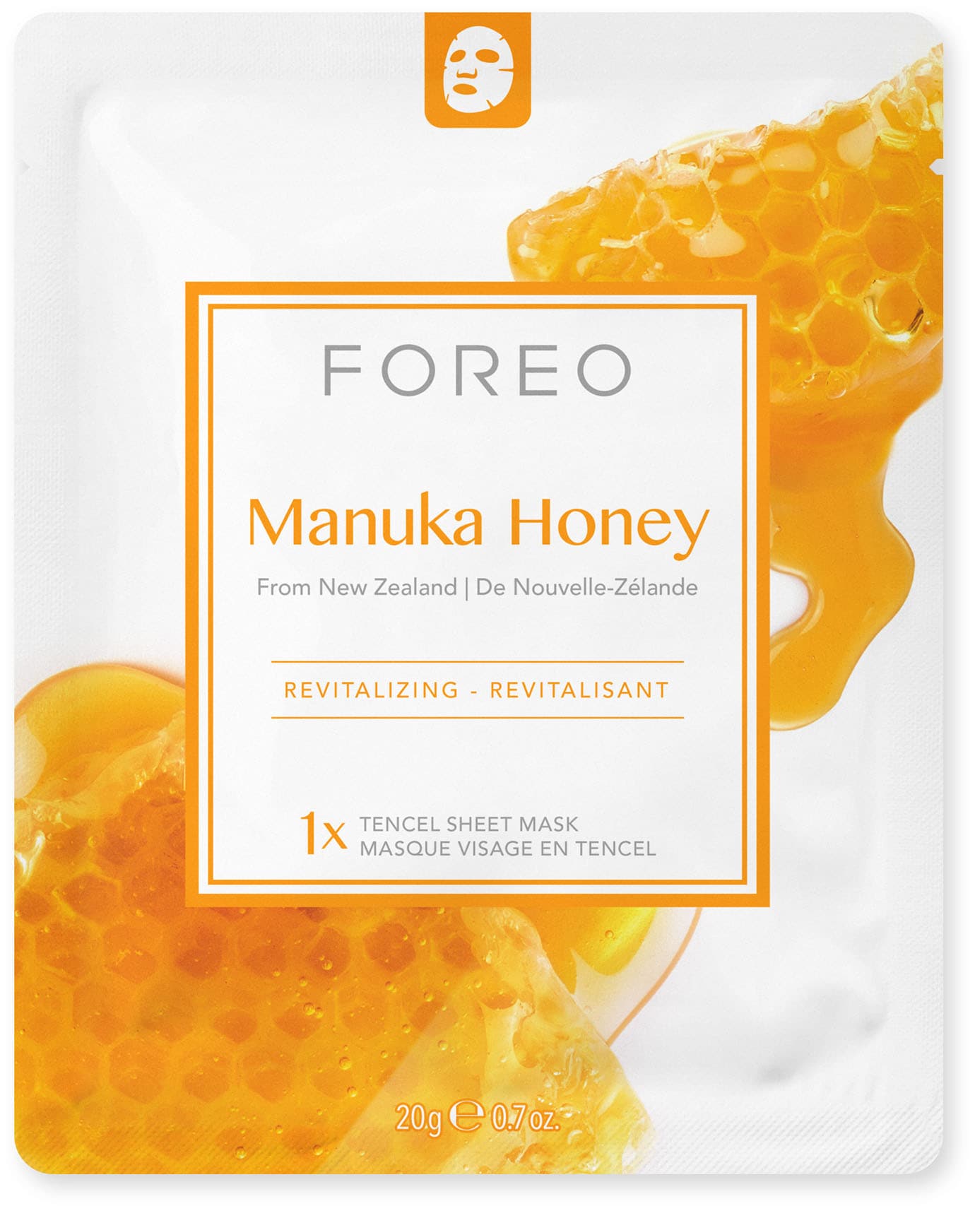 Bild von FOREO Gesichtsmaske »Farm To Face Collection Sheet Masks Manuka Honey«, (3 tlg.)