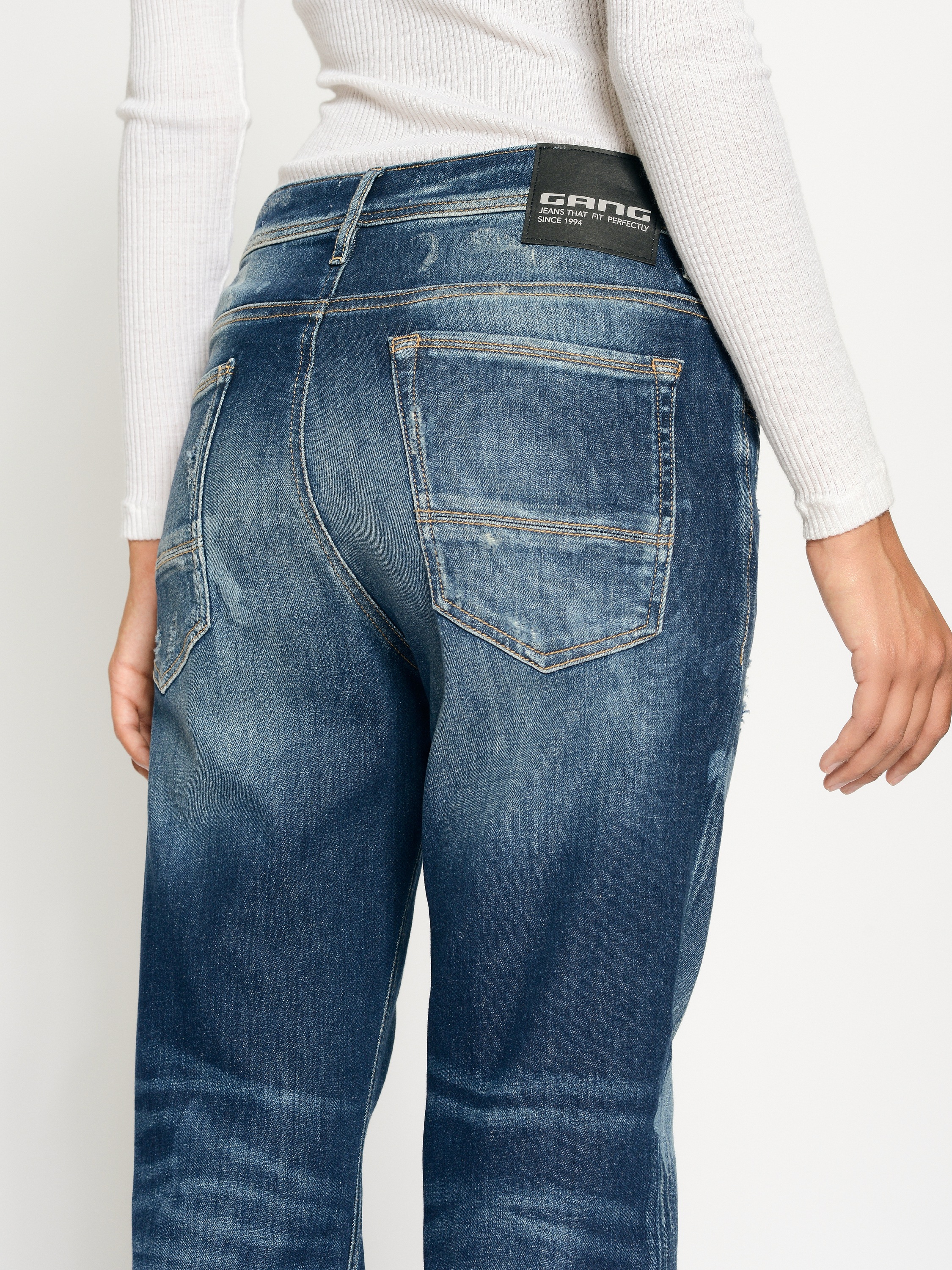 GANG Boyfriend-Jeans »GANG Jeans Boyfriend 94NICA CROPPED«