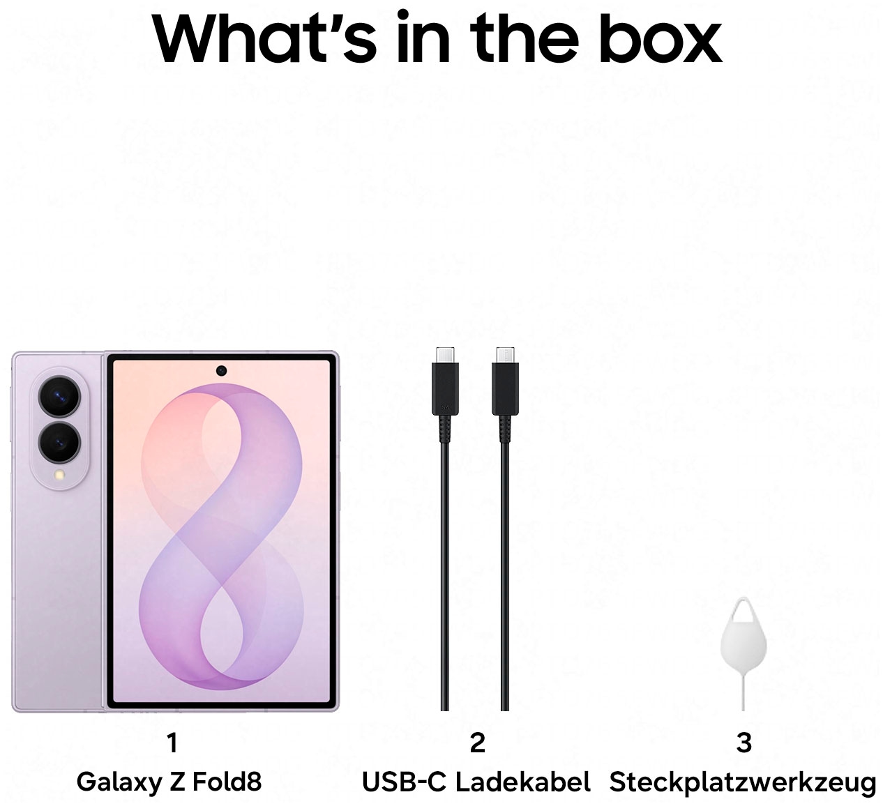 Samsung Smartphone »Galaxy Z Fold8« Lavender