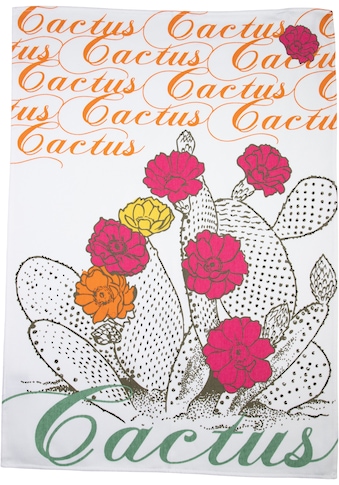 stuco Geschirrtuch »Kaktus«, (Set, 3 tlg.), bedruckt kaufen