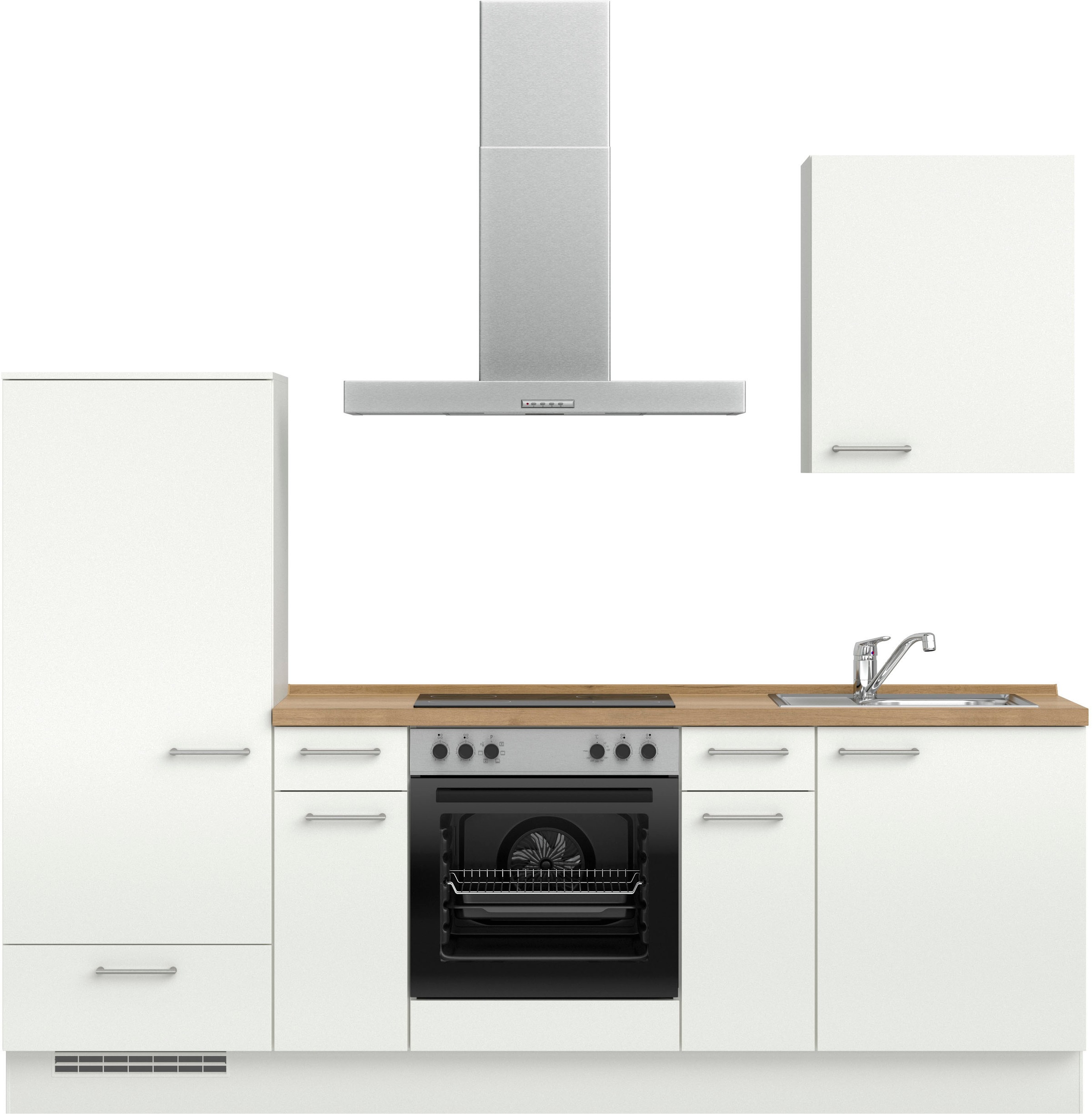 nobilia® Küchenzeile »"Laser I", Ausrichtung wählbar, Breite 240 cm« vormon günstig online kaufen