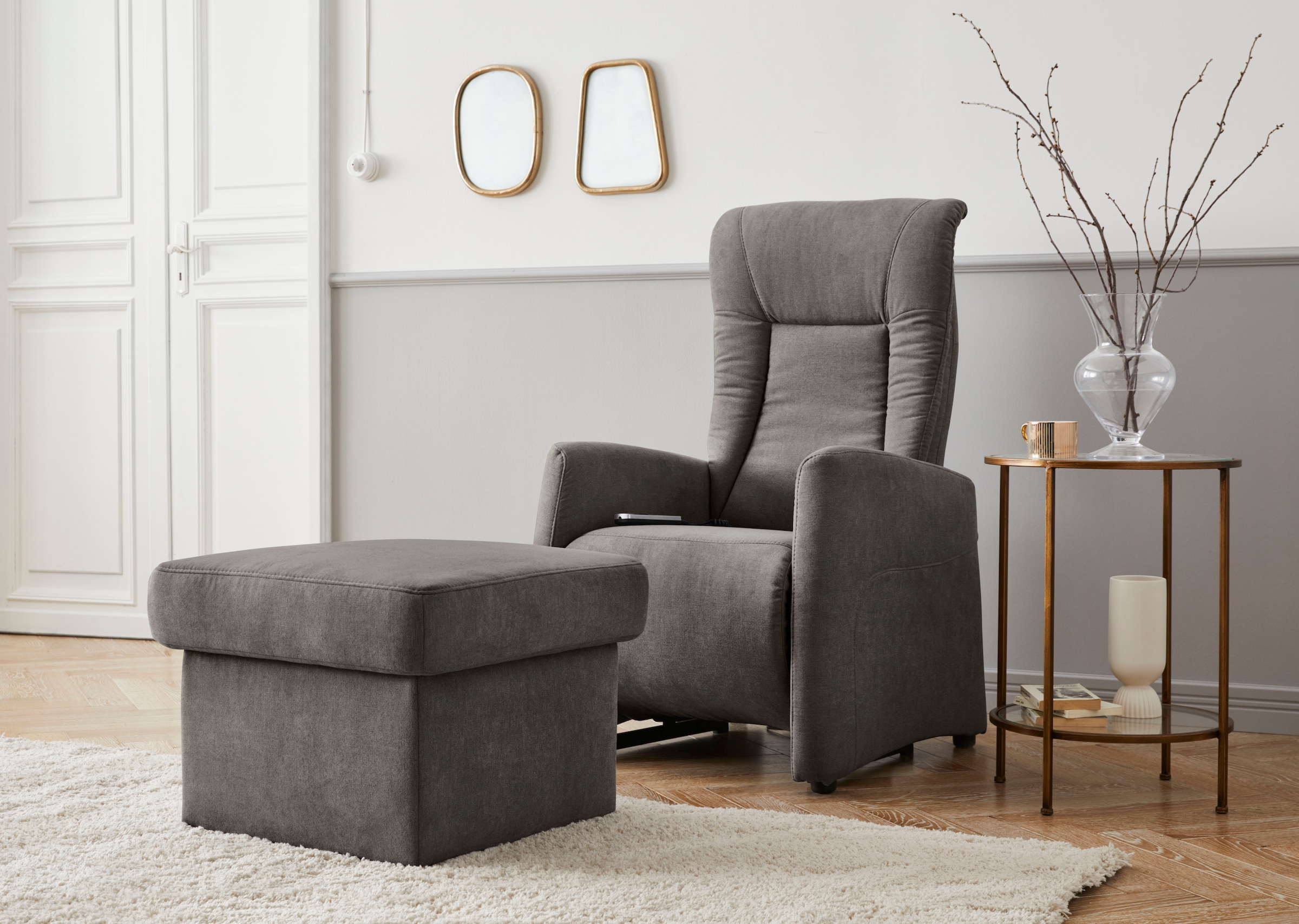 sit&more Stauraumhocker »Melissa« klassisches Design, optional in dem mit Wasser zu reinigendem Bezug