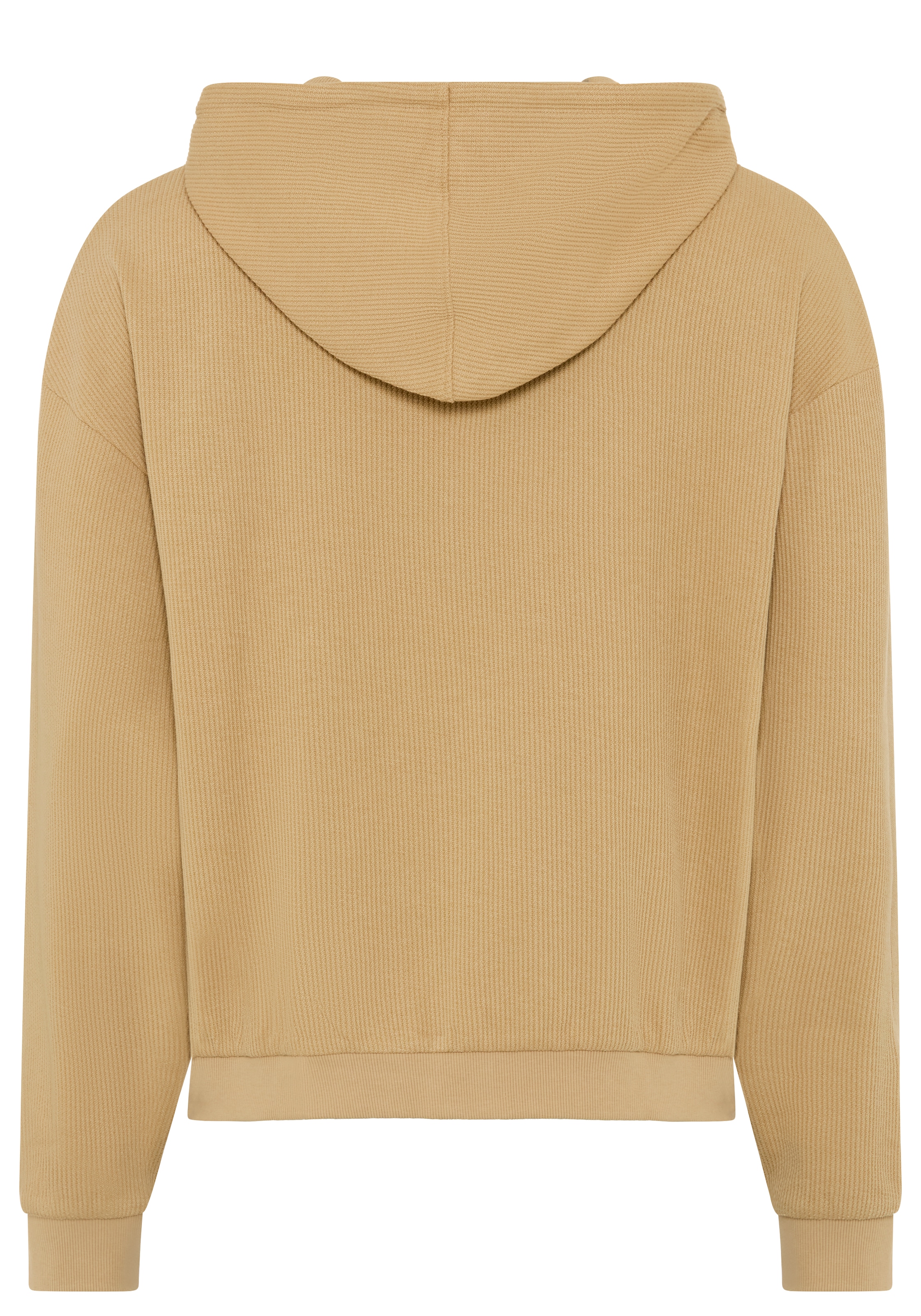HUGO Sweatjacke »Nuwahood« in Waffelstruktur, Loose Fit