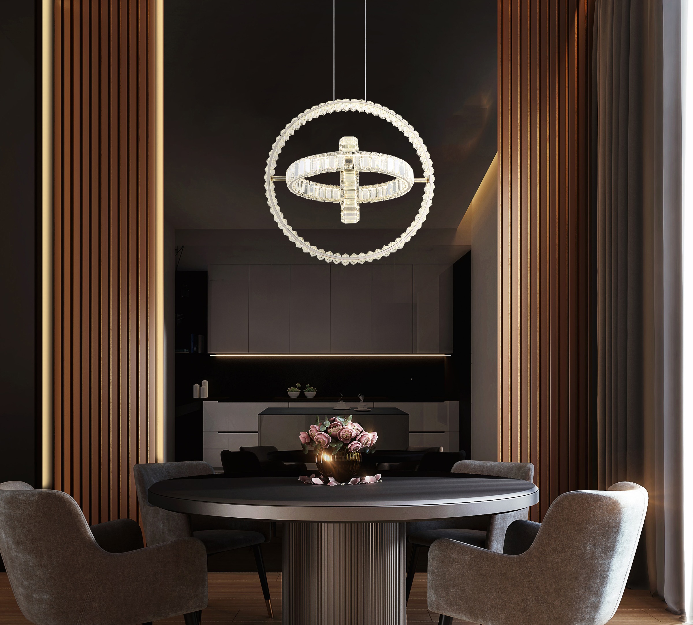 GLOBO LIGHTING Hängeleuchte »NEIL« LED-Modul 1 Stk. warmweiß - kaltweiß Hän günstig online kaufen