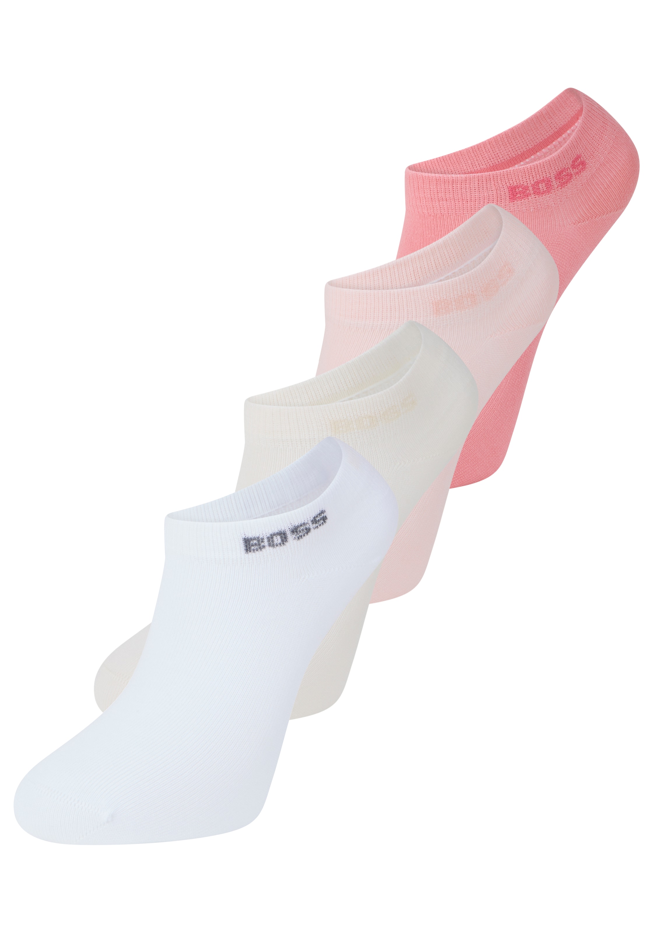 BOSS Sneakersocken »5P AS Logo CC W« Packung, 5er, 5 Paar tlg. mit BOSS-Logoschriftzug
