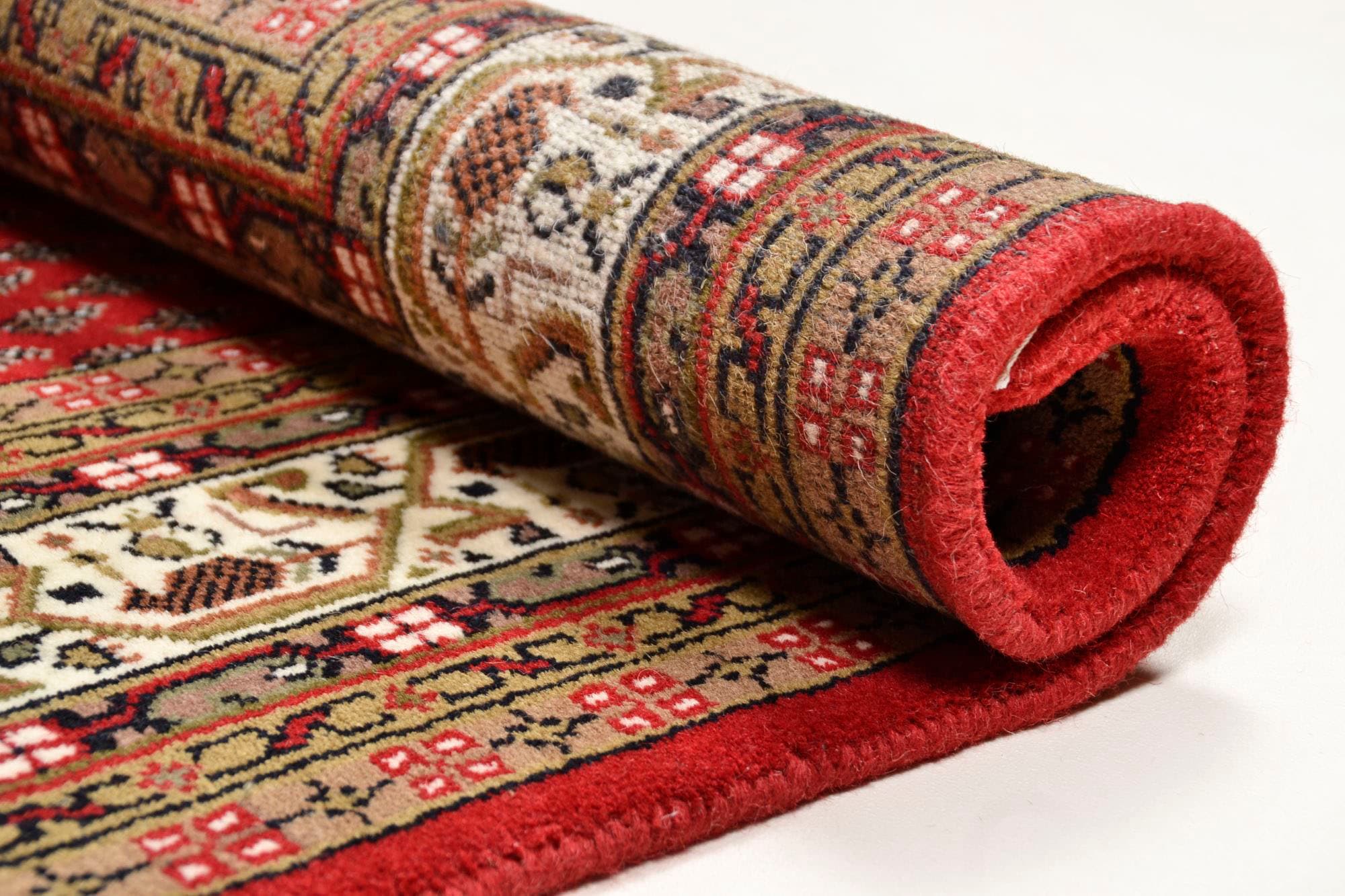 THEKO Orientteppich »Chandi Mir«, rechteckig, 12 mm Höhe, reine Wolle, handgeknüpft, mit Fransen