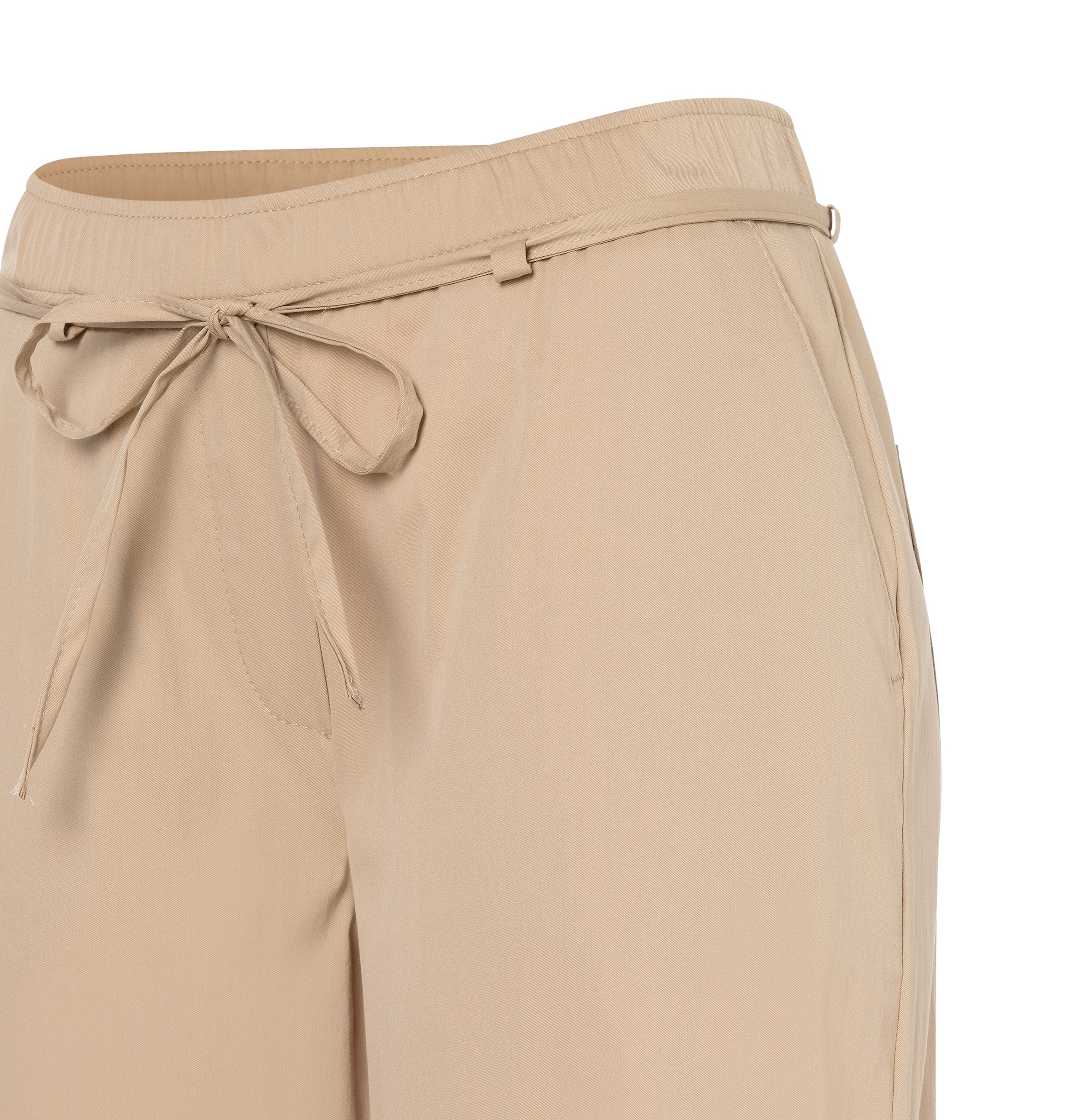 MAC 7/8-Hose »CHIARA BELT cropped«  Wide Fit, mit geradem, weitem Bein