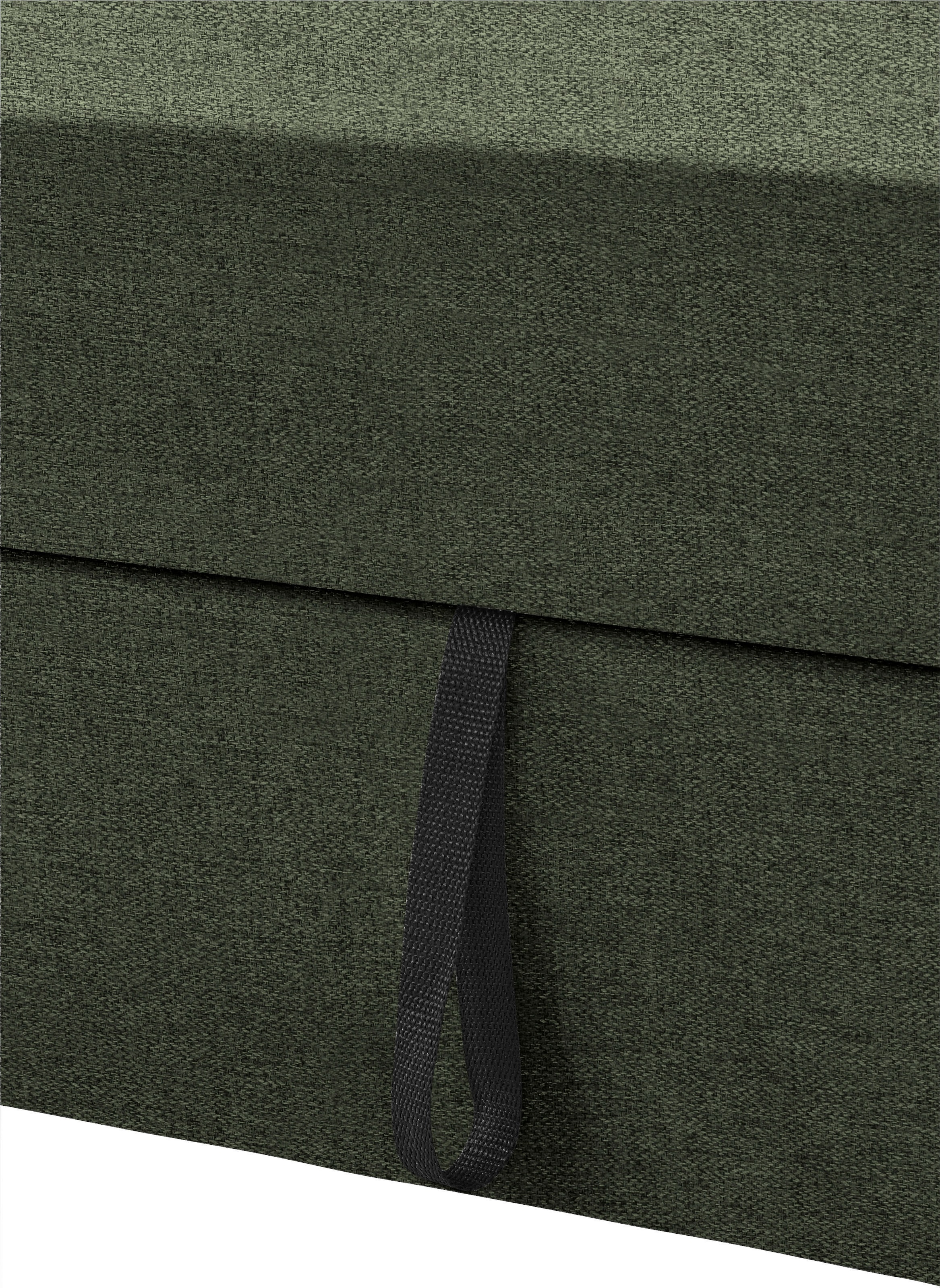DOMO collection Ecksofa »Sarafina zeitlos und komfortabel, optional mit Federkern, L-Form«, wahlweise mit Bettfunktion
