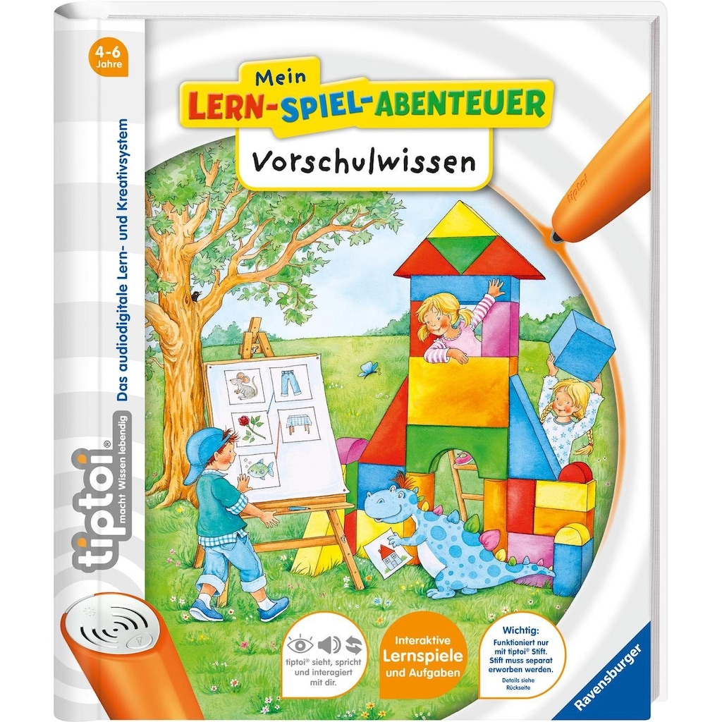 Ravensburger Buch »tiptoi® Mein Lern-Spiel-Abenteuer, Vorschulwissen«