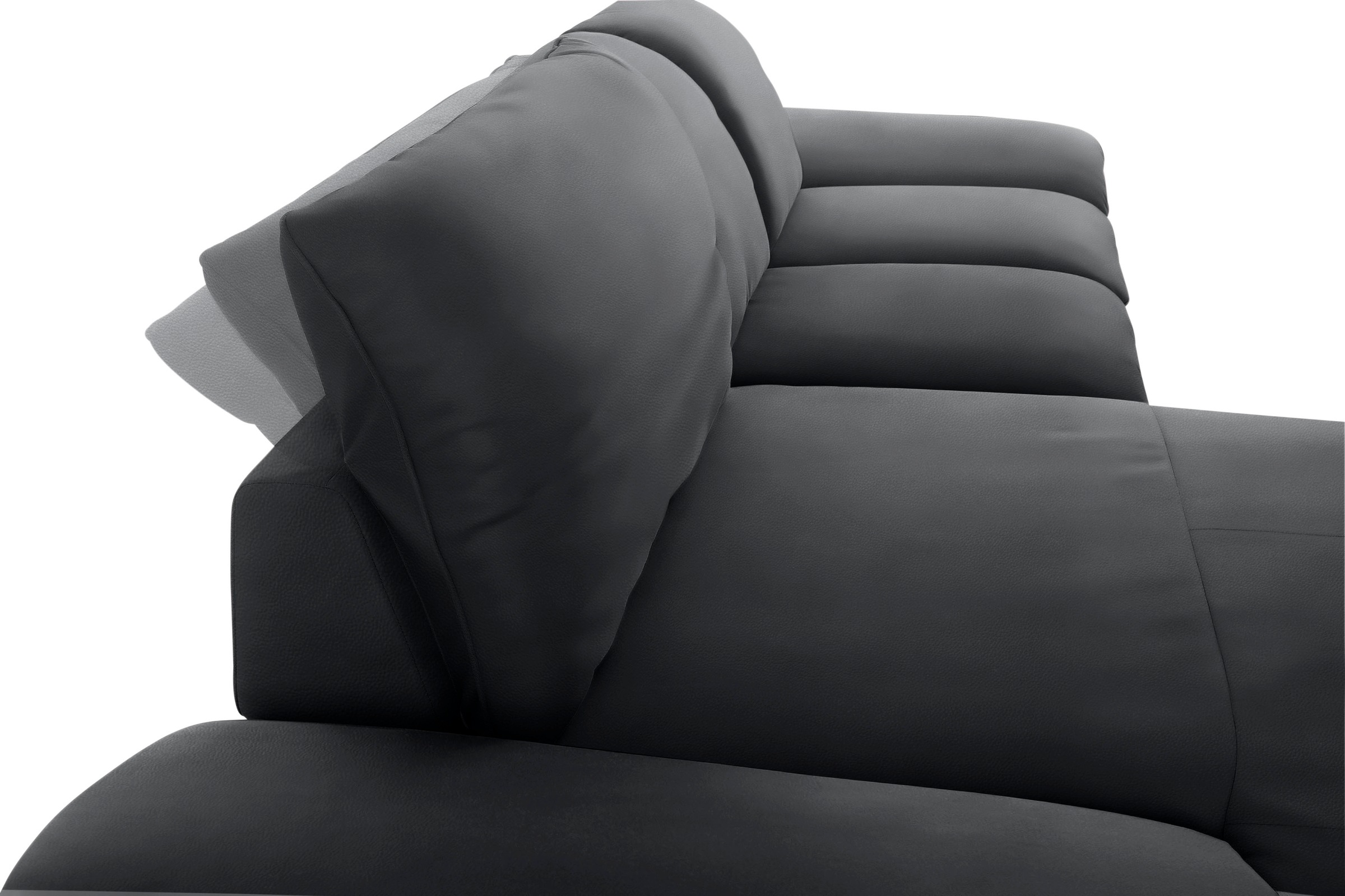 W.SCHILLIG Ecksofa »enjoy&MORE, Designsofa, bequem, zeitlos und elegant, L-Form«, Sitztiefenverstellung, Füße bronze pulverbeschichtet, Breite 310 cm