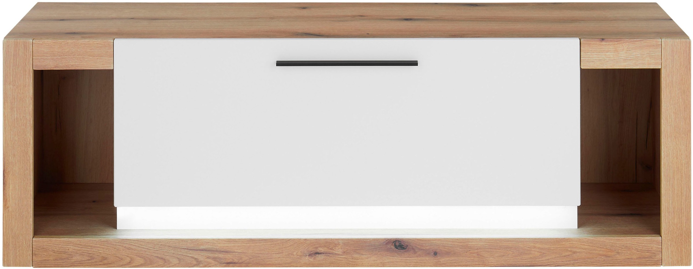 INOSIGN Lowboard »Brixen, moderner TV-Schrank, Kommode in Eiche Evoke Dekor mit Weiß«, Metallgriffe, ausreichend Stauraum, vielseitig einsetzbar