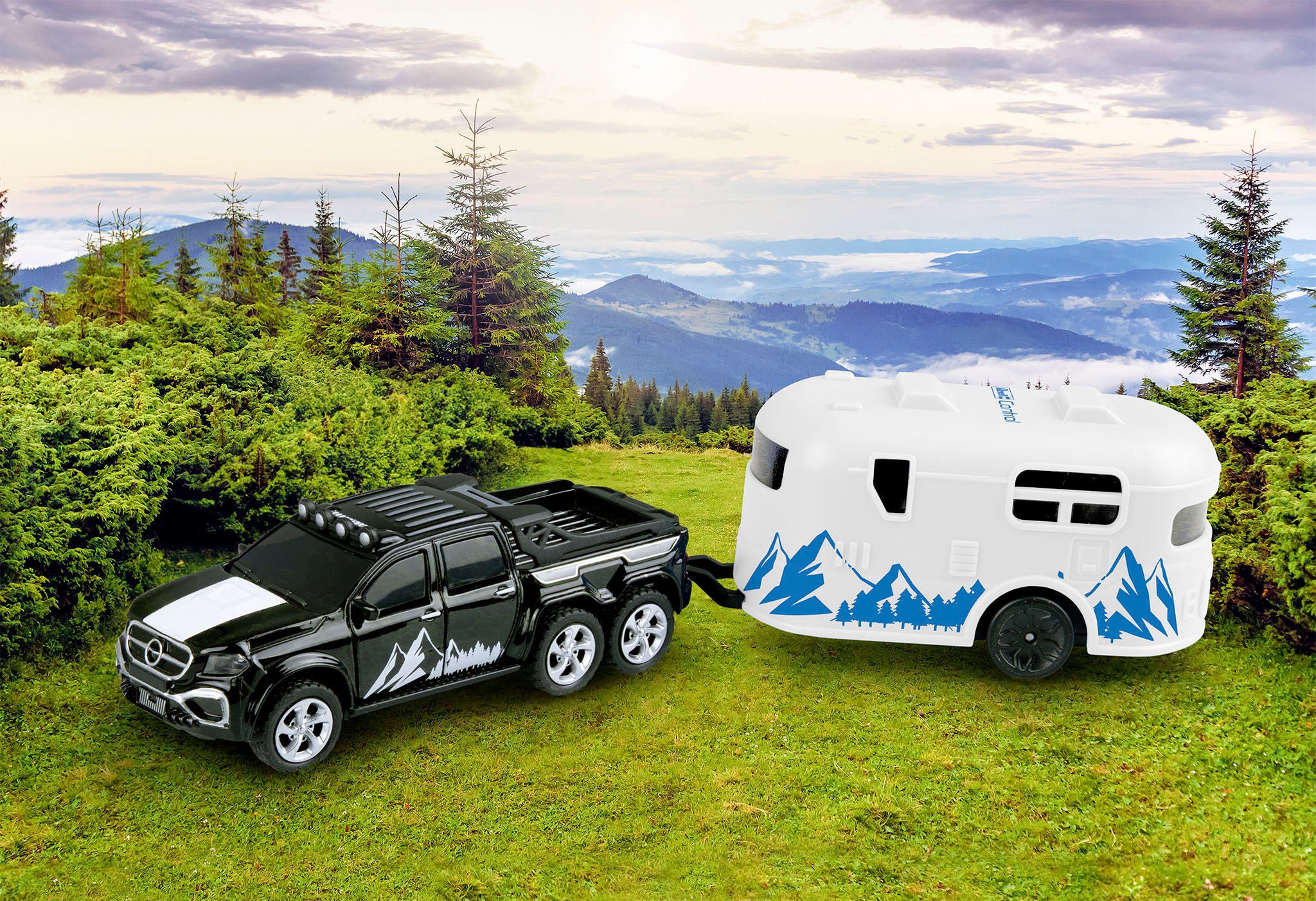 Revell® RC-Auto »Revell® control, Mini RC Car mit Wohnwagen, 2,4Ghz«