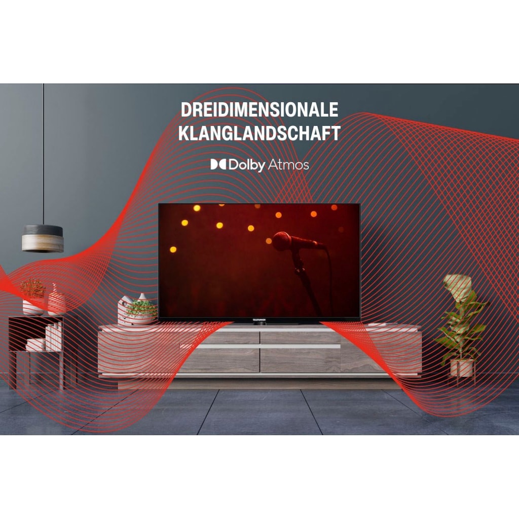 Telefunken QLED-Fernseher »D43Q660M2CW«, 108 cm/43 Zoll, 4K Ultra HD, Smart-TV