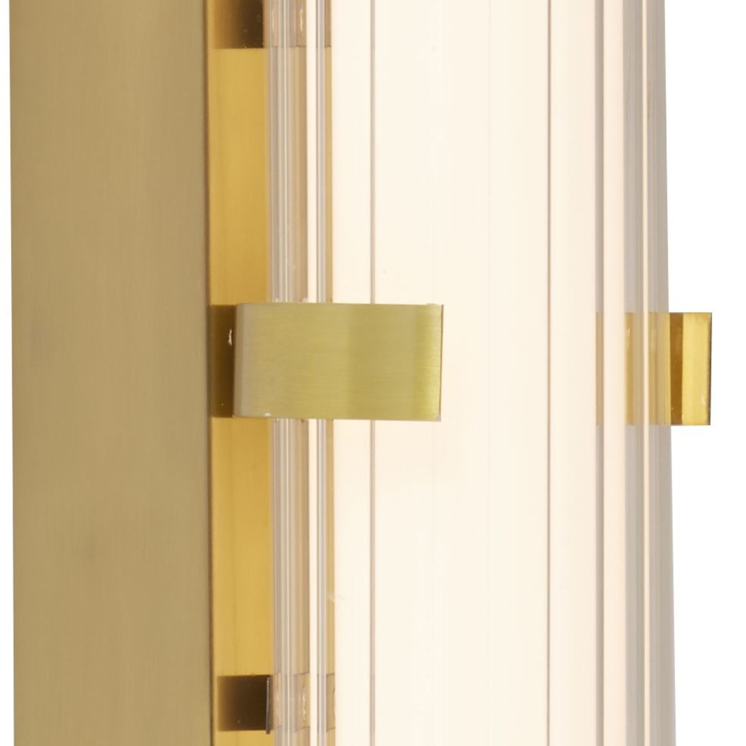 Searchlight Wandleuchte »Clamp-Wandleuchte - Goldenes Metall« LED-Modul 1 Stk.