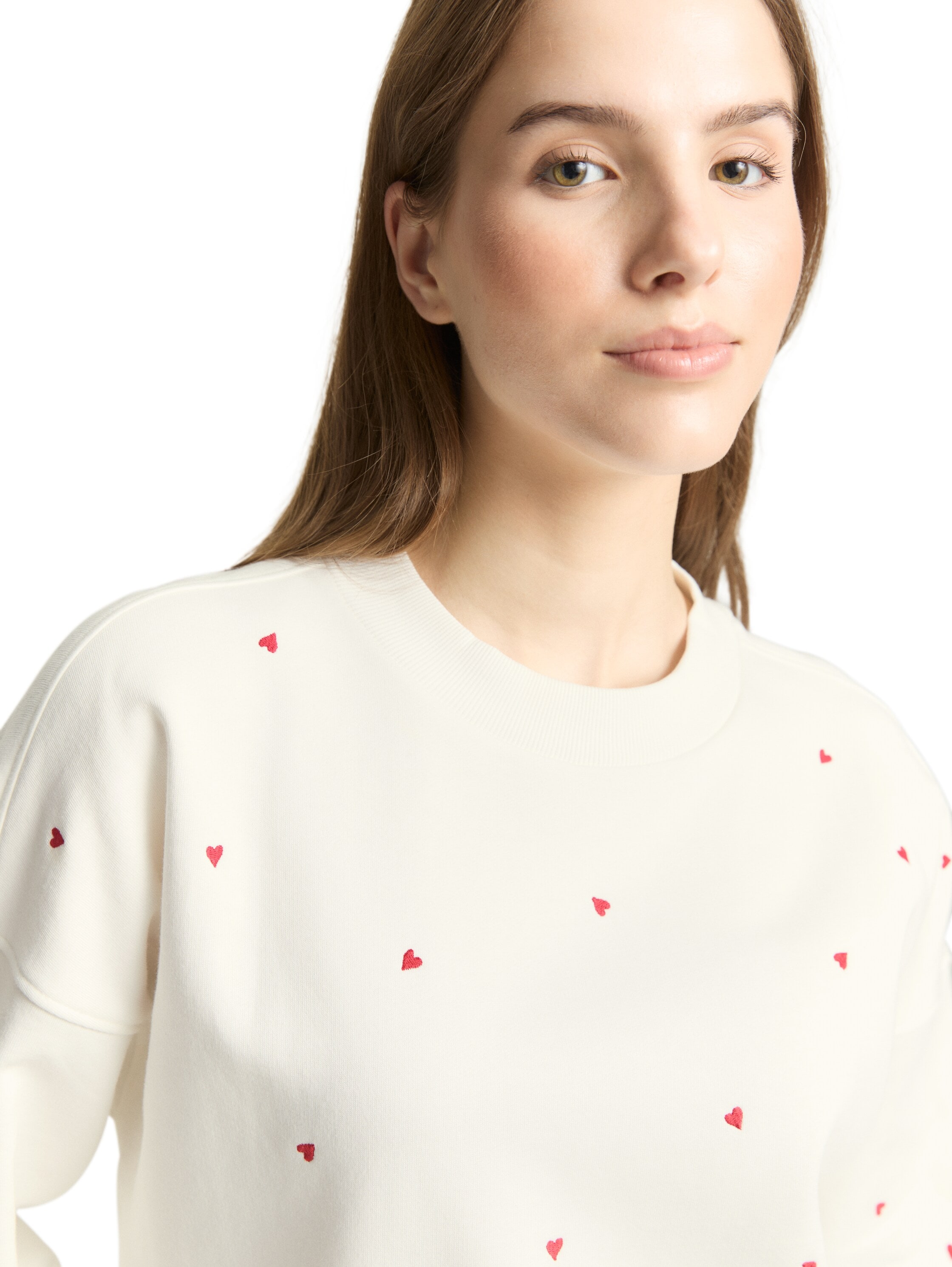 TOM TAILOR Denim Sweatshirt , mit All-Over Print
