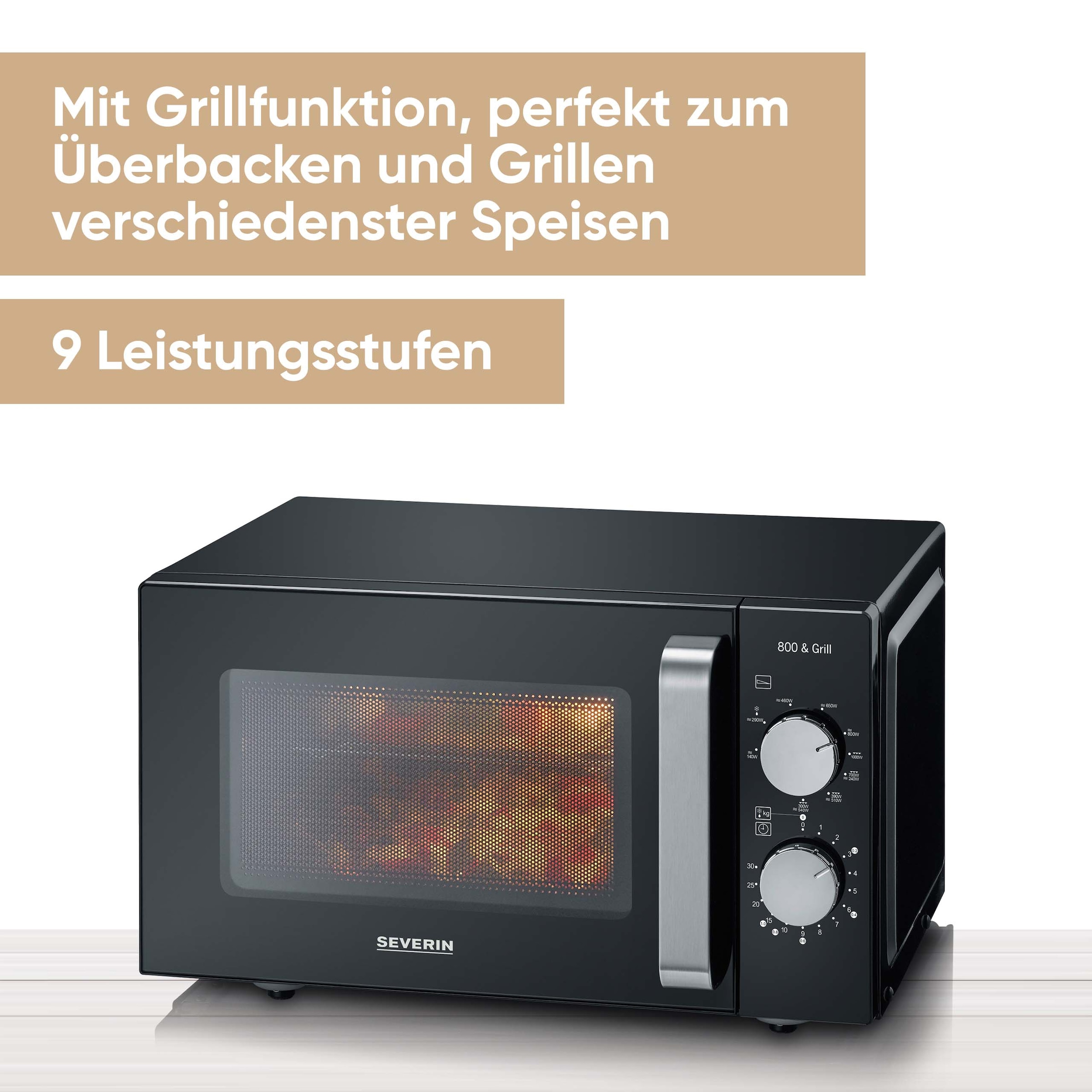 Severin Mikrowelle »MW 7762« Grill | Mikrowelle 800 W