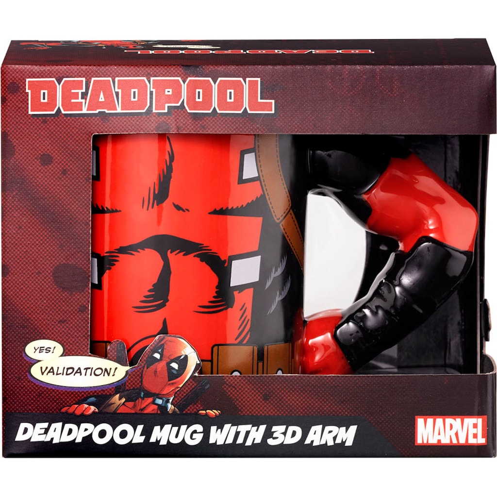 Tasse »Deadpool 3D Arm«