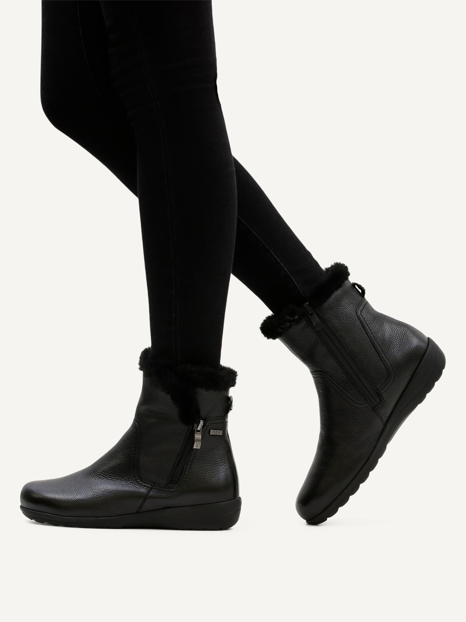 Caprice Winterboots  , Winterstiefelette, Zierreißverschluss an der Außenseite, H-Weite