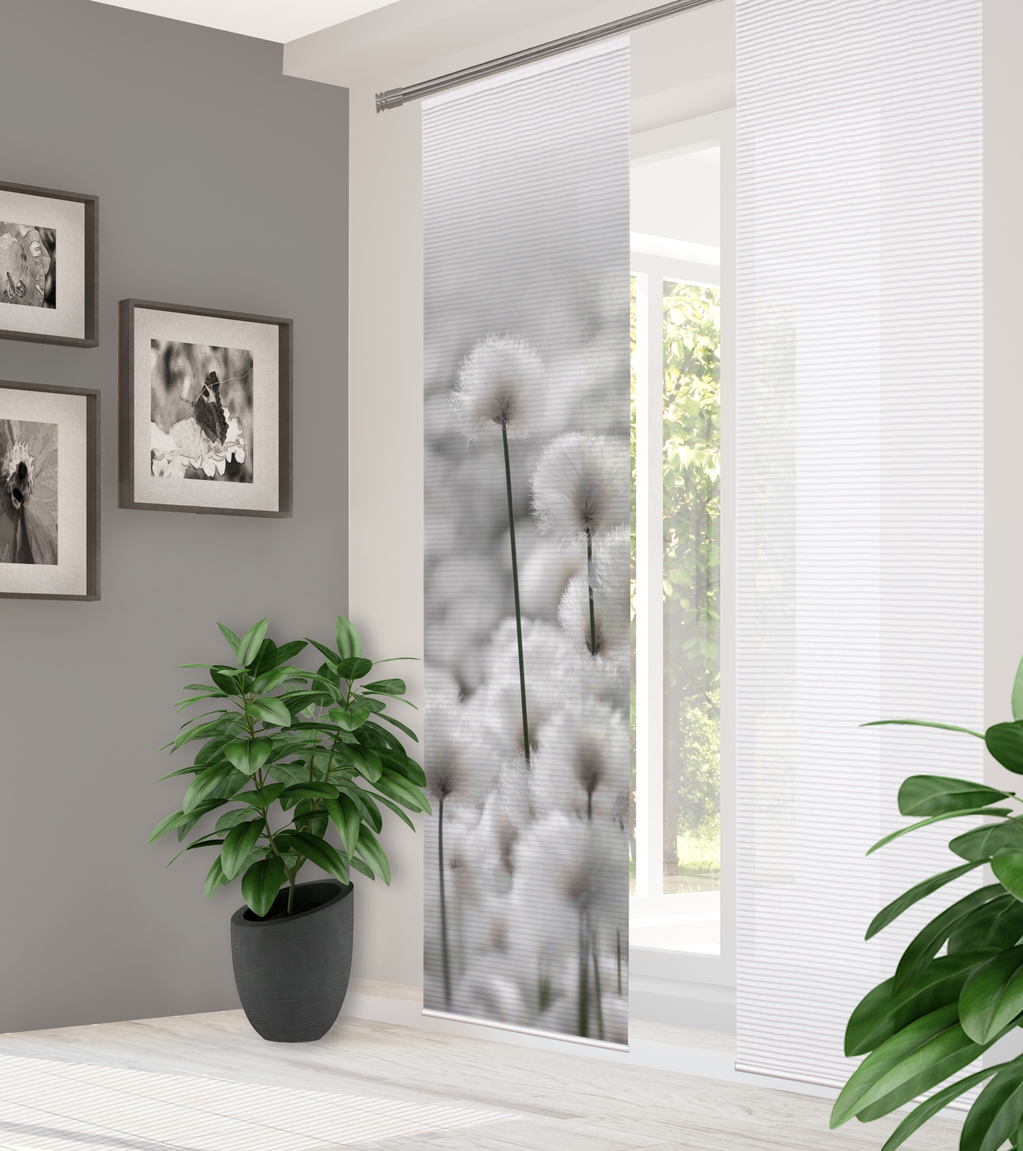 HOME in green Schiebegardine »DOLCIA« Paneelwagen 1 Stk. tlg. DIGITALBEDRUC günstig online kaufen