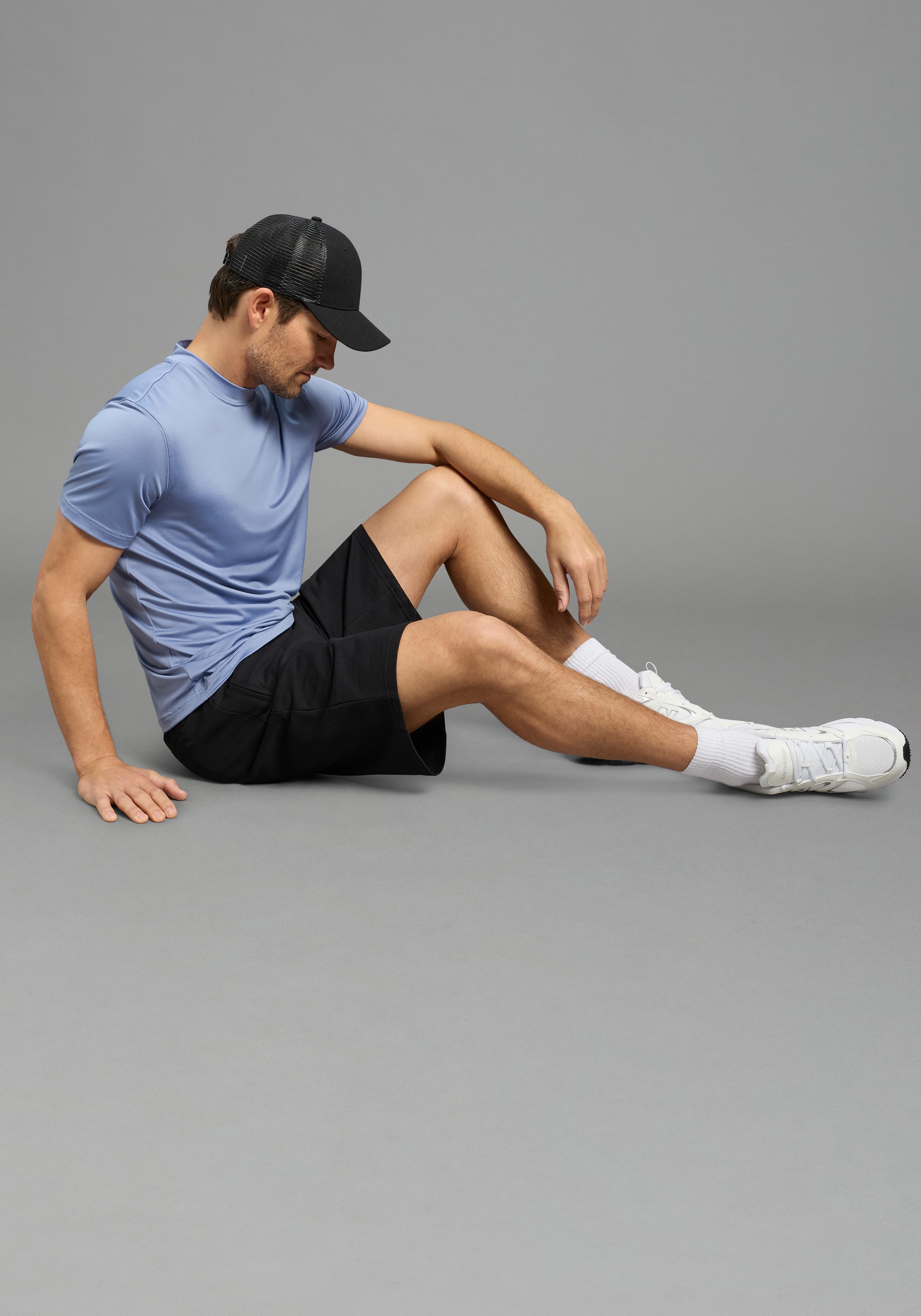 Ocean Sportswear Funktionsshirt »atmungsaktiv , quick dry« schmal geschnitten, Kurzarm, schnell trocknend, unifarben