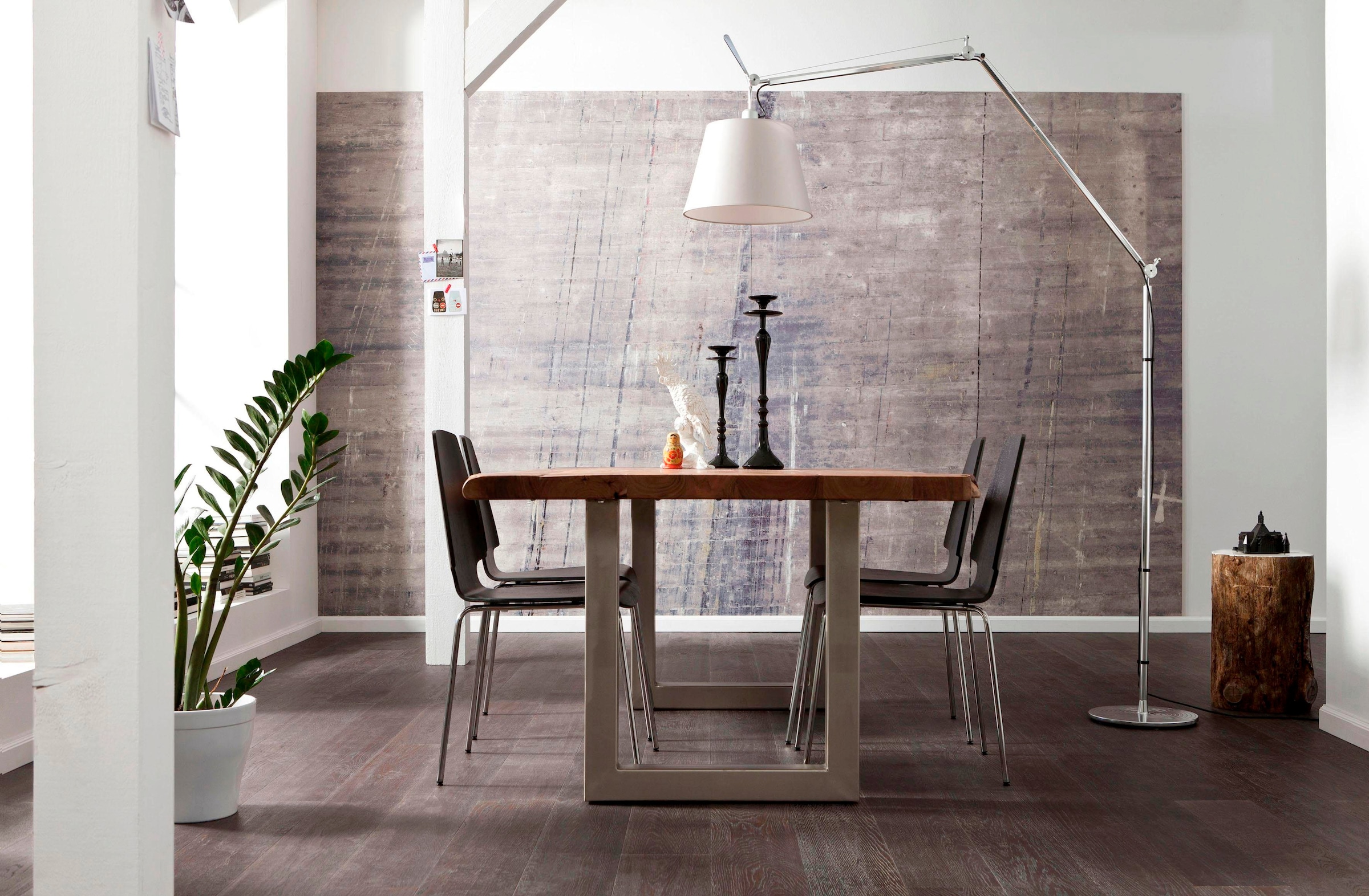 Komar Vliestapete »Digitaldruck Vlies - Concrete - Größe 400 x 250 cm«, bedruckt, Wohnzimmer, Schlafzimmer