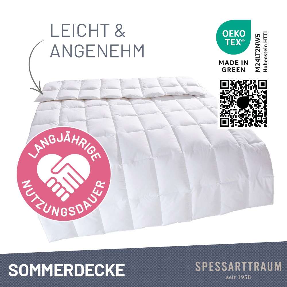 SPESSARTTRAUM Daunenbettdecke »First Class«, extraleicht, Füllung 90% Daune günstig online kaufen