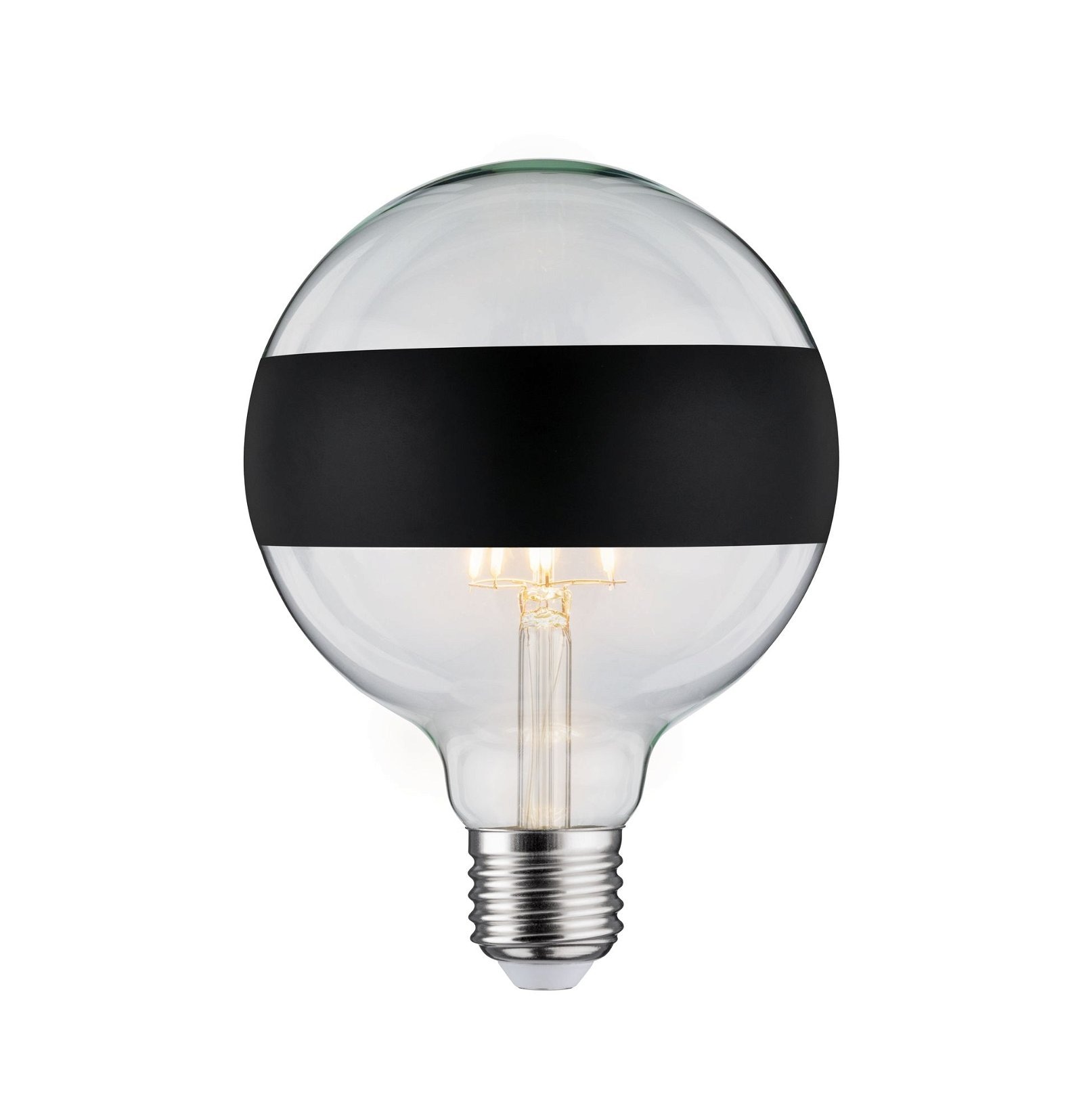 Raten schwarz LED-Leuchtmittel 640lm Ringspiegel »G125 kaufen St., 2700K 230V matt«, auf 6,5W Warmweiß 1 Paulmann