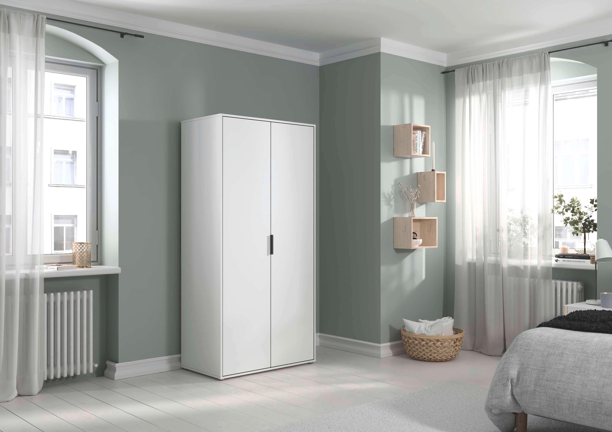 INOSIGN BY RAUCH Kleiderschrank »Schrank Garderobe Schlafzimmer Stauraum PAULLY TOPSELLER Wäscheschrank«, (mit 3 unterschiedlichen Griff-Varianten), OTTOS CHOICE 3 Griffvarianten MADE IN GERMANY