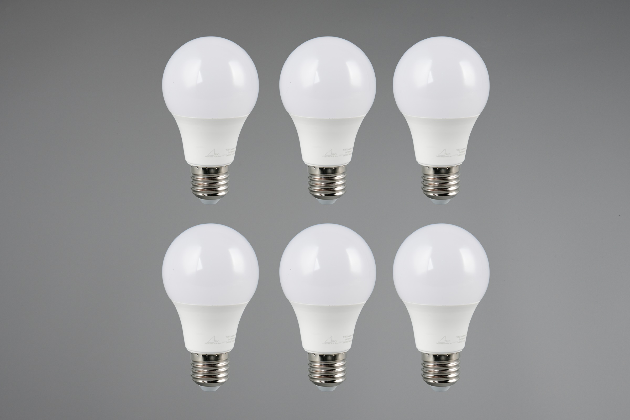 TRIO Leuchten LED-Leuchtmittel »Leuchtmittel Set E27«, E27, 6 St., Warmweiß, 6er Set Leuchtmittel E27 Fassung, Glühbirne E27 LED warmweiß