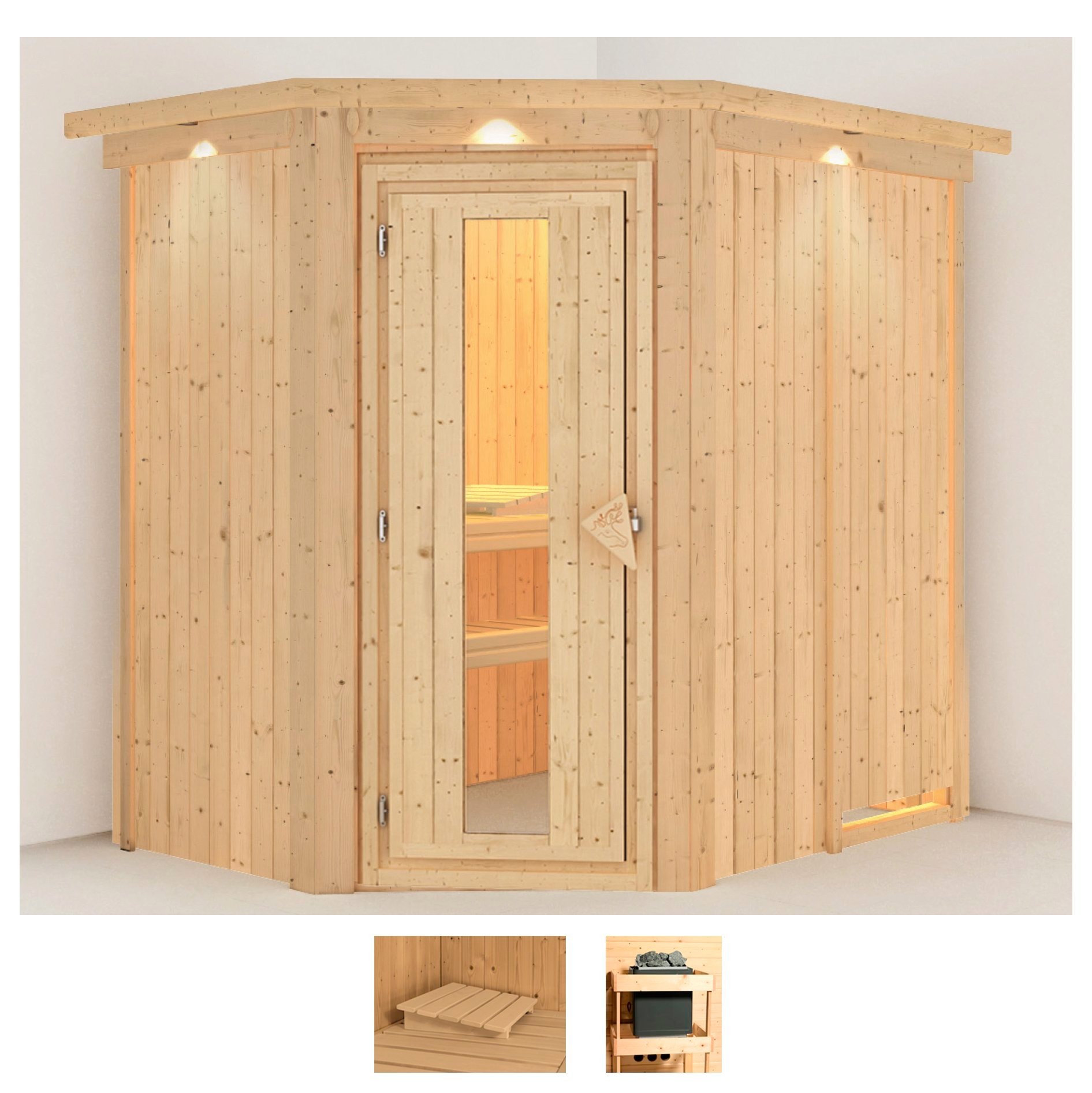 Karibu Sauna »Clara« Set, ohne Ofen günstig online kaufen