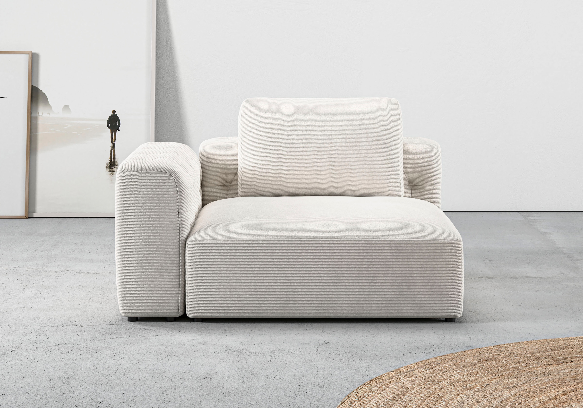 RAUM.ID 1,5-Sitzer »Cushid«, Modul-Eckteil, auch einzeln stellbar, Breite 1 günstig online kaufen