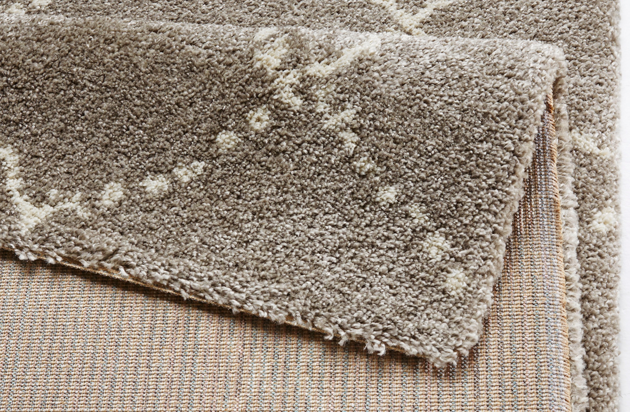 HANSE Home Hochflor-Teppich »Hash«, rechteckig, 35 mm Höhe, Shaggy, Flokati, Raute, Weich, Modern, Wohnzimmer, Schlafzimmer, Flur