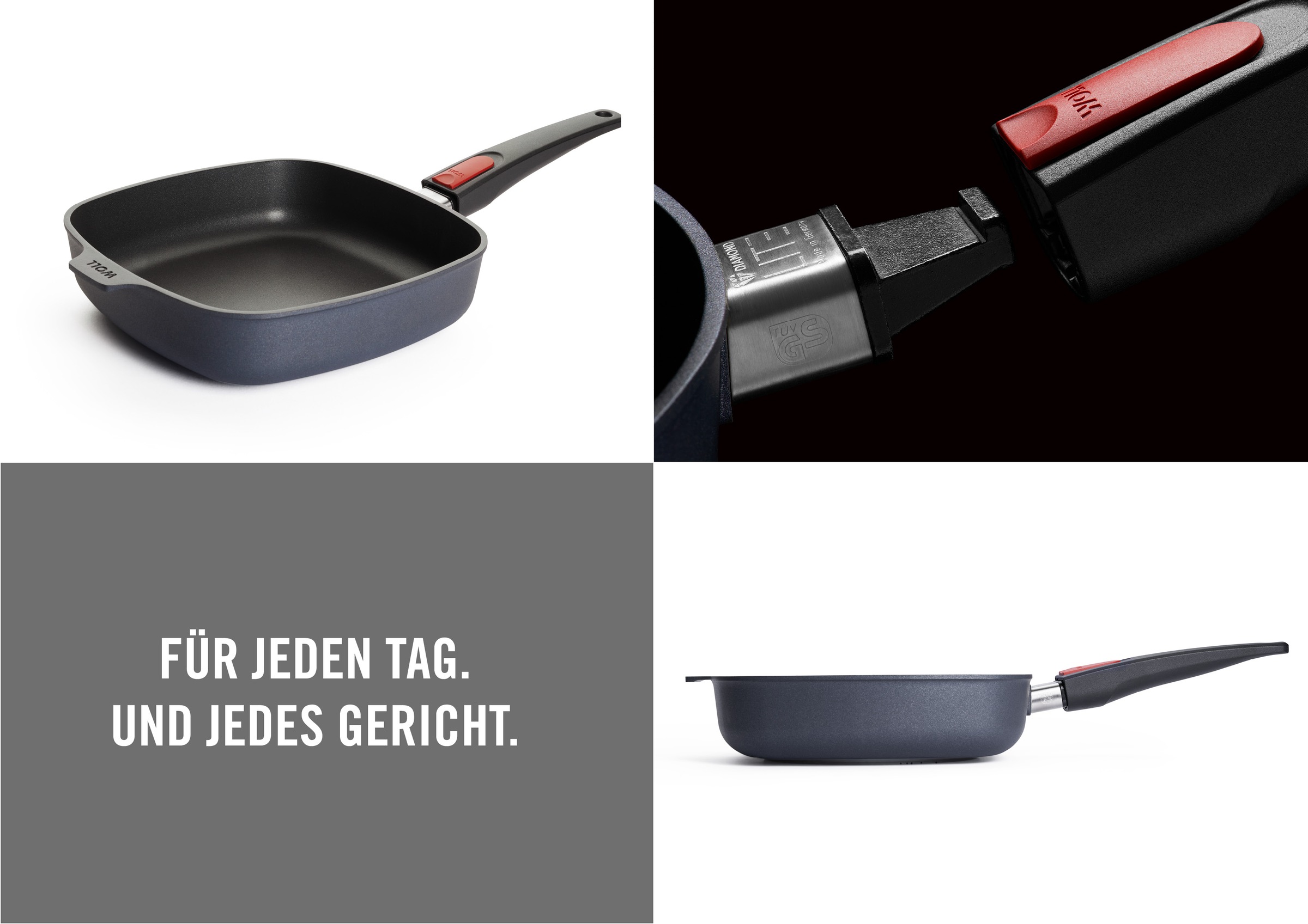 WOLL MADE IN GERMANY Pfannen-Set »Diamond Lite mit Deckel« Aluminiumguss Se günstig online kaufen