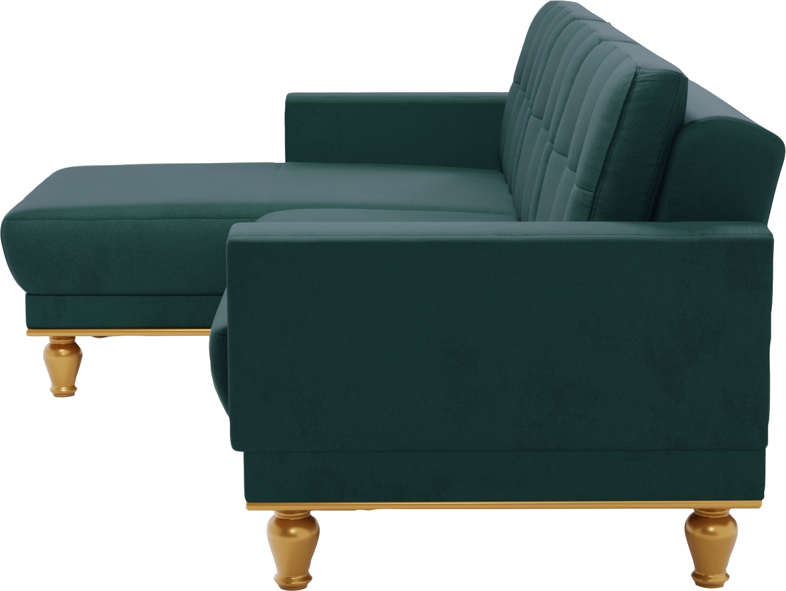 sit&more Ecksofa »Orient 5 L-Form« mit Strass-Stein, wahlweise mit Bettfunktion und Bettkasten