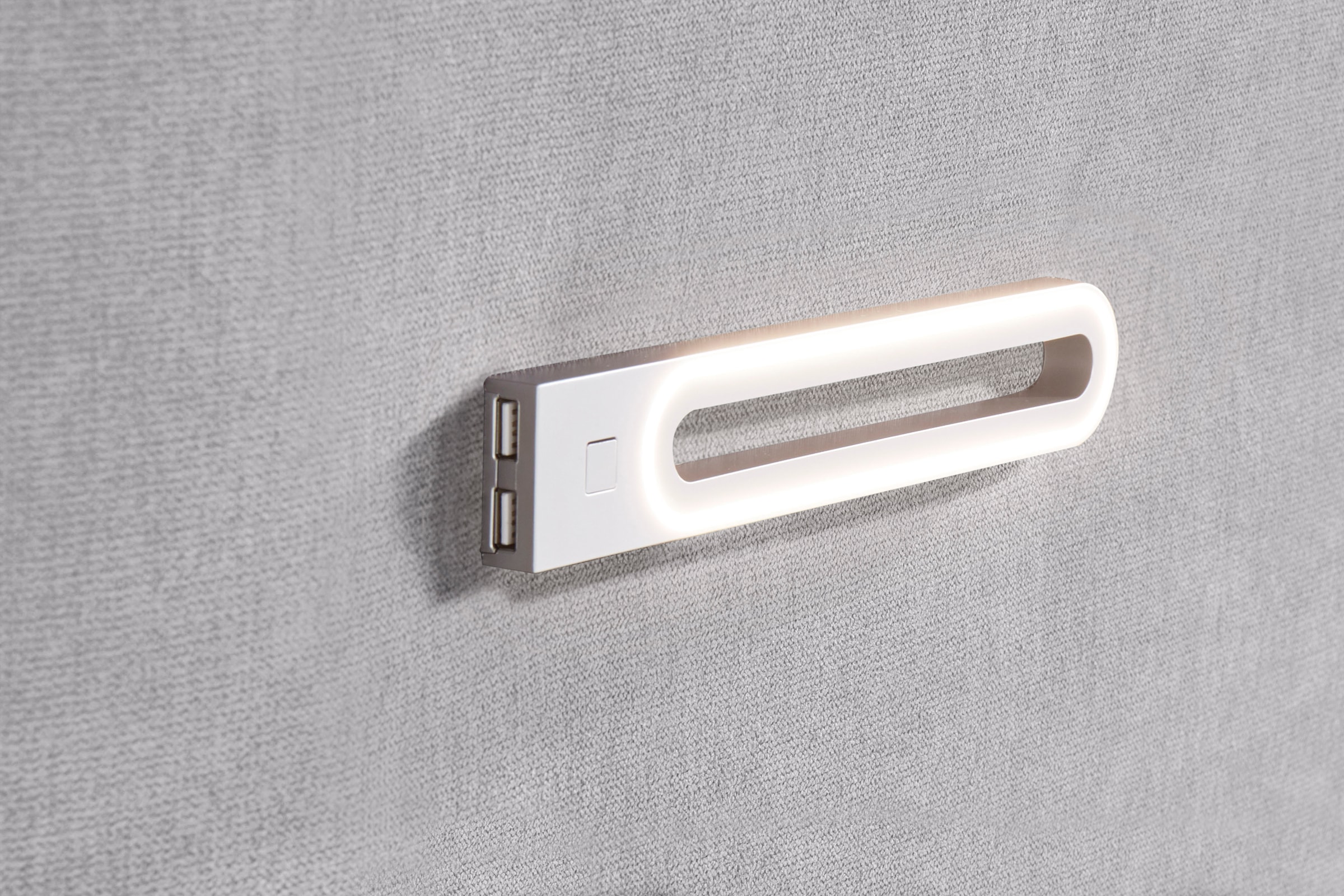 INOSIGN Boxbett »Luan«, Schubkästen, LED-Beleuchtung und Topper, in Breite 120 cm und 180 cm