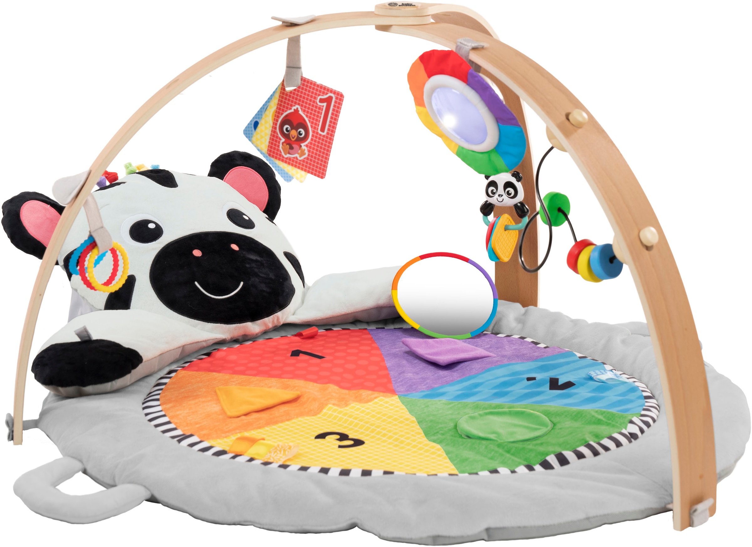 BABY EINSTEIN Spielbogen »Zen's Activity Milestones Plush Gym« mit Licht- und Sound bunt