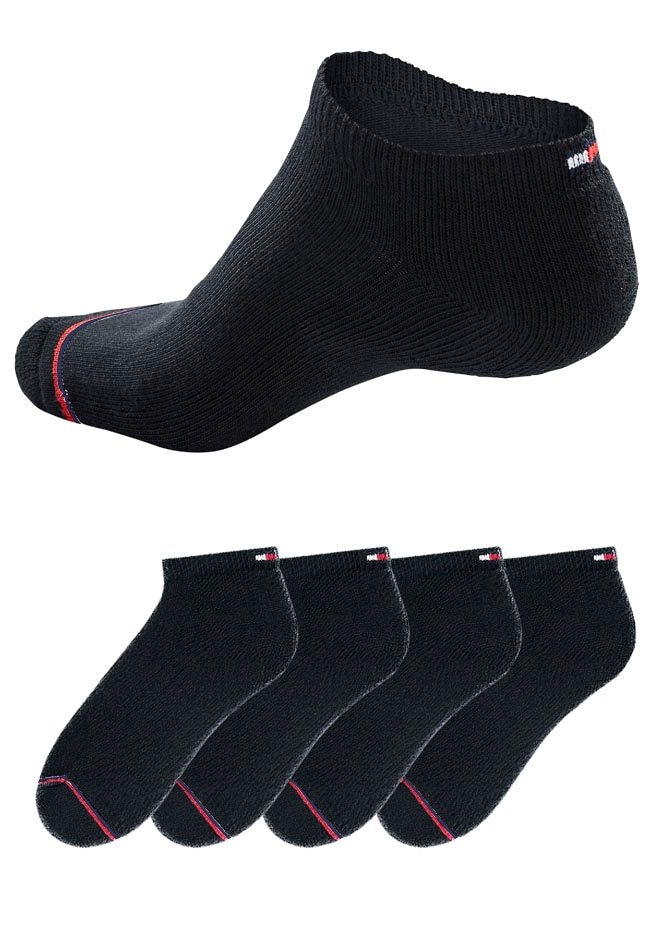 Tommy Hilfiger Sneakersocken, (4 Paar), mit Fußfrotteé