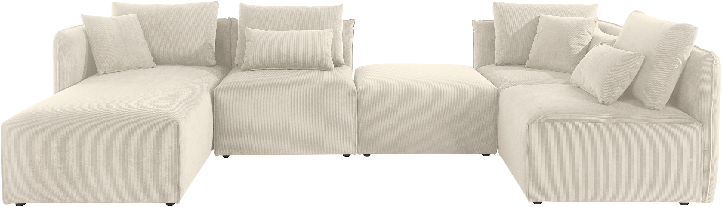 OTTO home Wohnlandschaft »Nöre U-Form« 5 Teile, in vielen Bezugsqualitäten günstig online kaufen