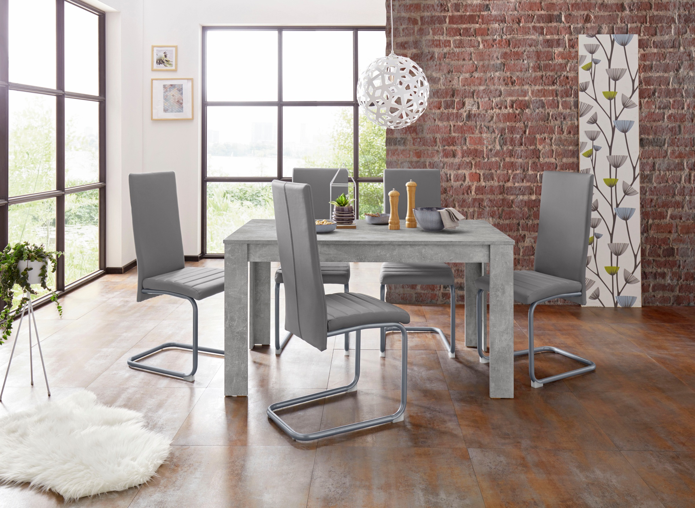 Home affaire Esstisch »Nitro«, Breite 140 cm günstig online kaufen