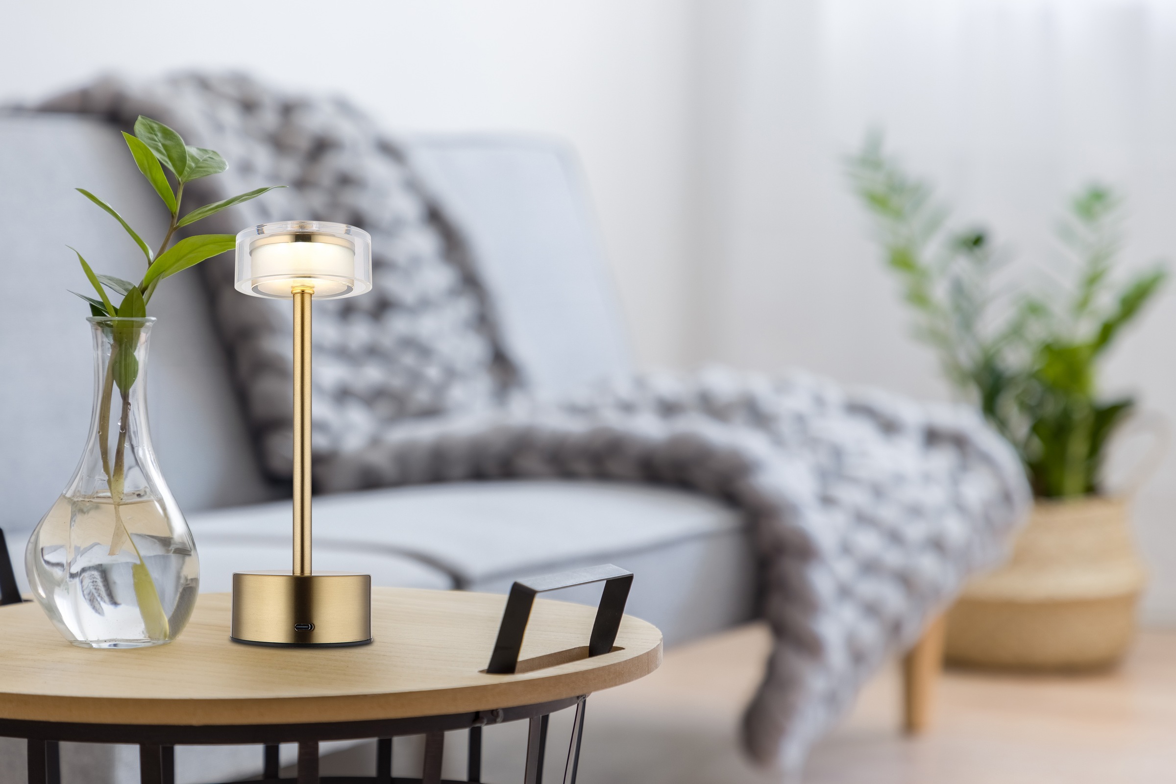 GLOBO LIGHTING LED Tischleuchte »SHIRA«, LED fest integriert, variable Lich günstig online kaufen