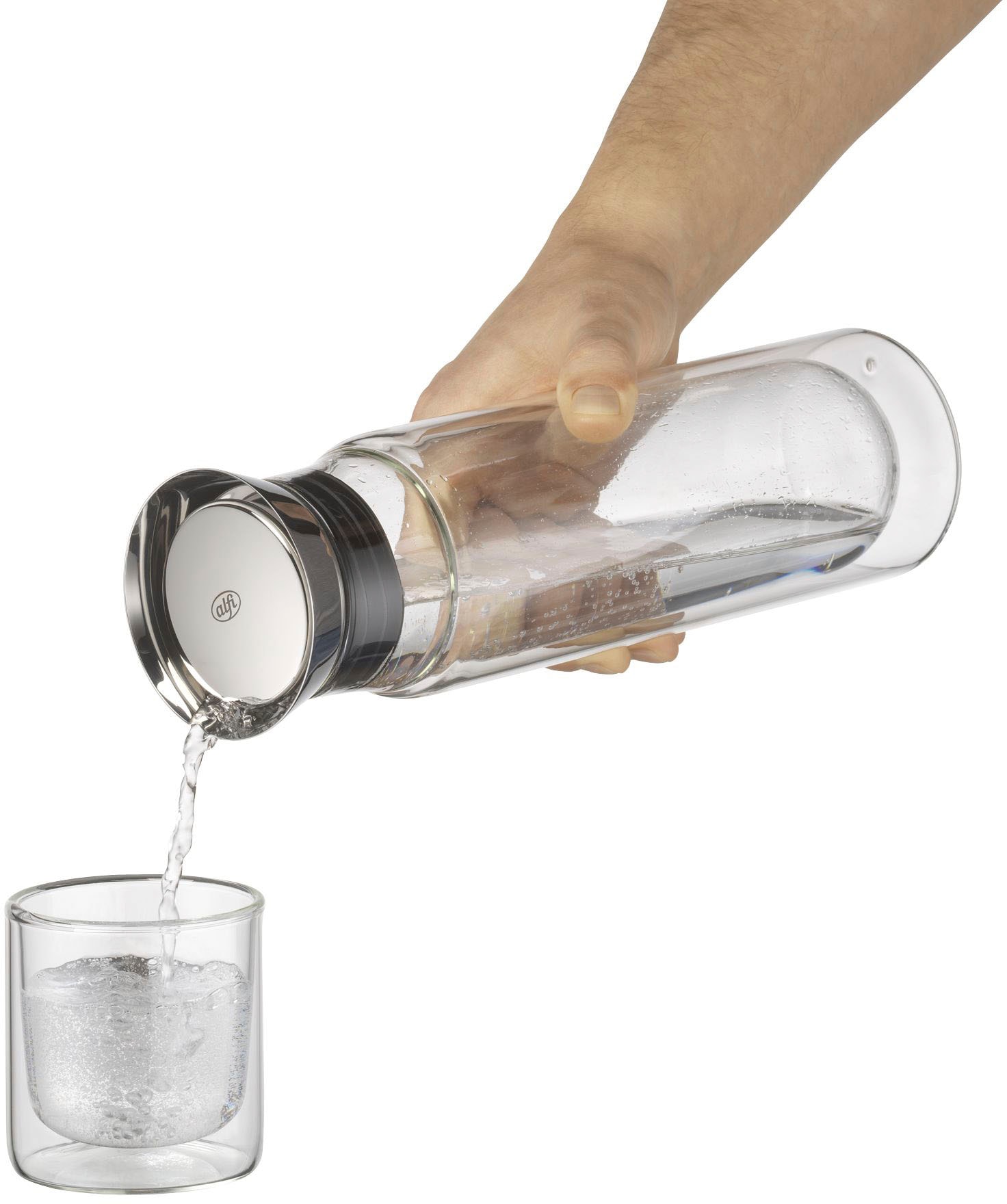 Alfi Wasserkaraffe »FLOWMOTION«, 750 ml, handgefertigt und mundgeblasen