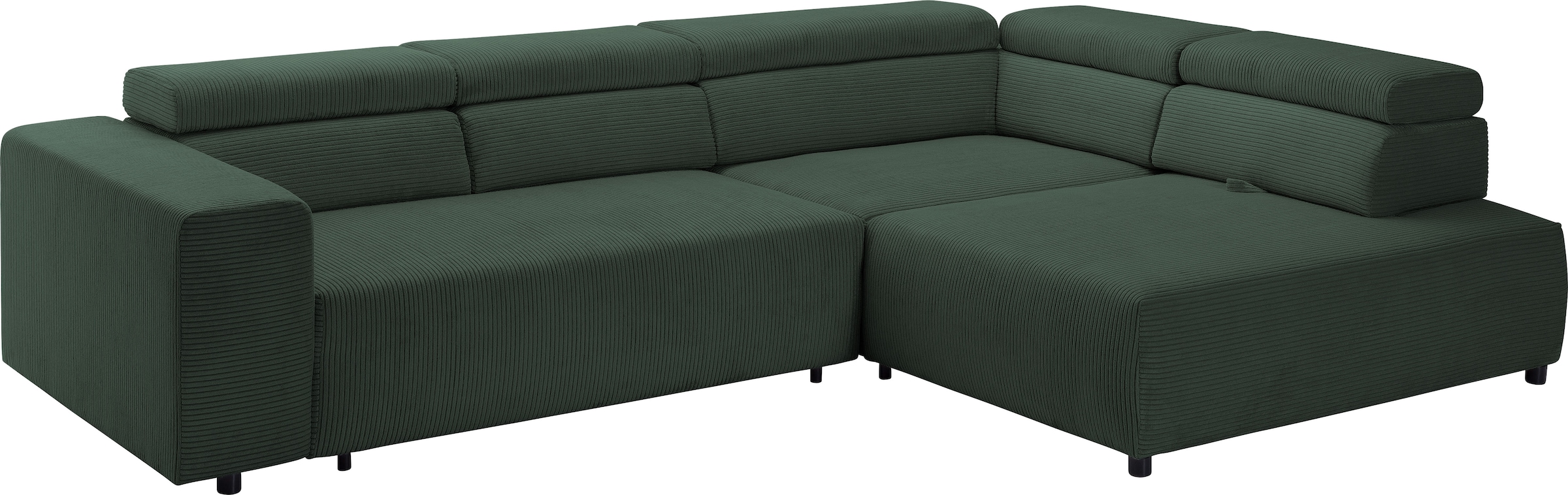exxpo - sofa fashion Ecksofa »VITTORIO«, inkl. Kopfteil- und Sitztiefenvers günstig online kaufen