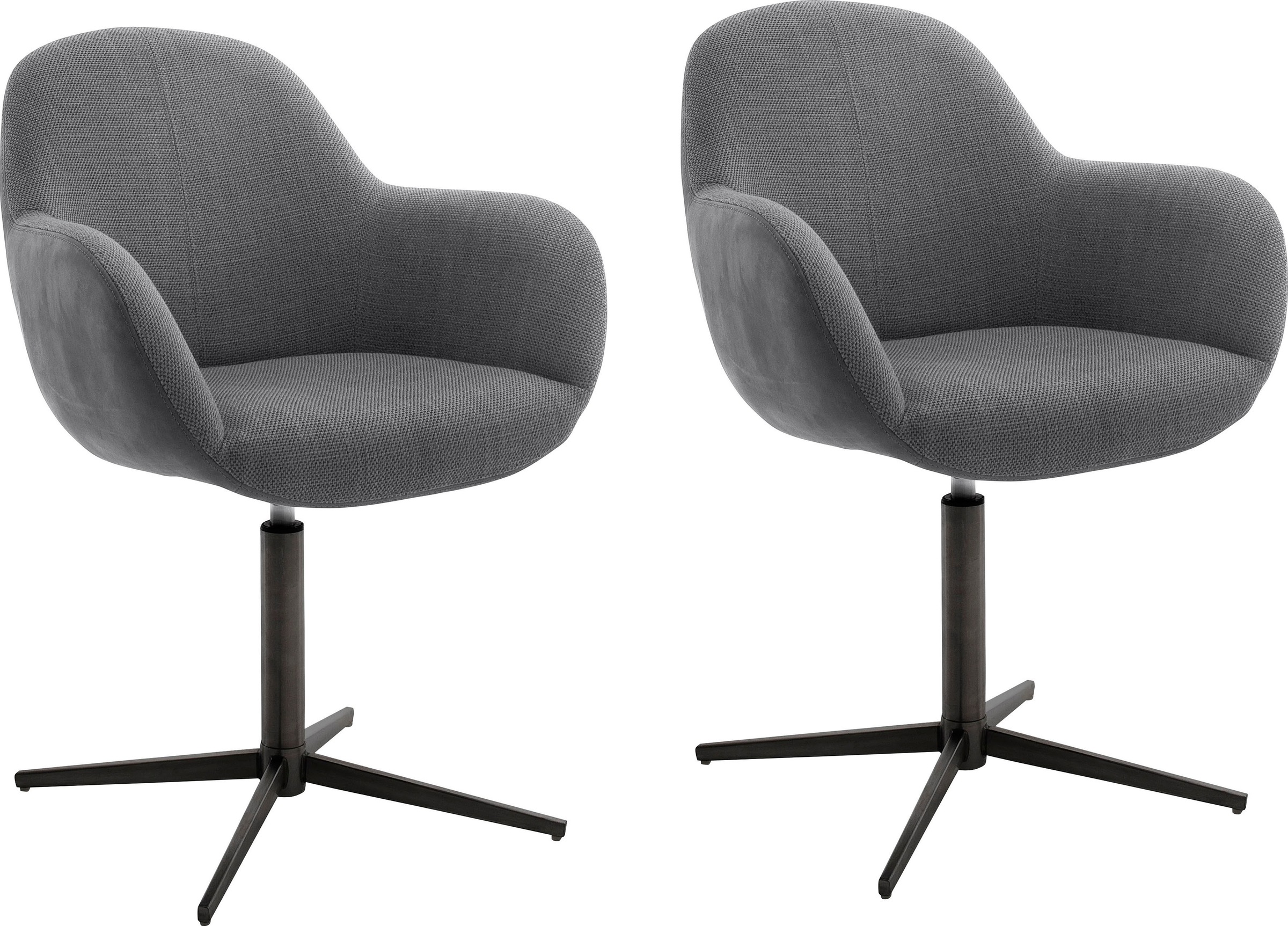 MCA furniture Esszimmerstuhl »Melrose« (Set) 2 Stk. Stuhl 360°drehbar mit N günstig online kaufen