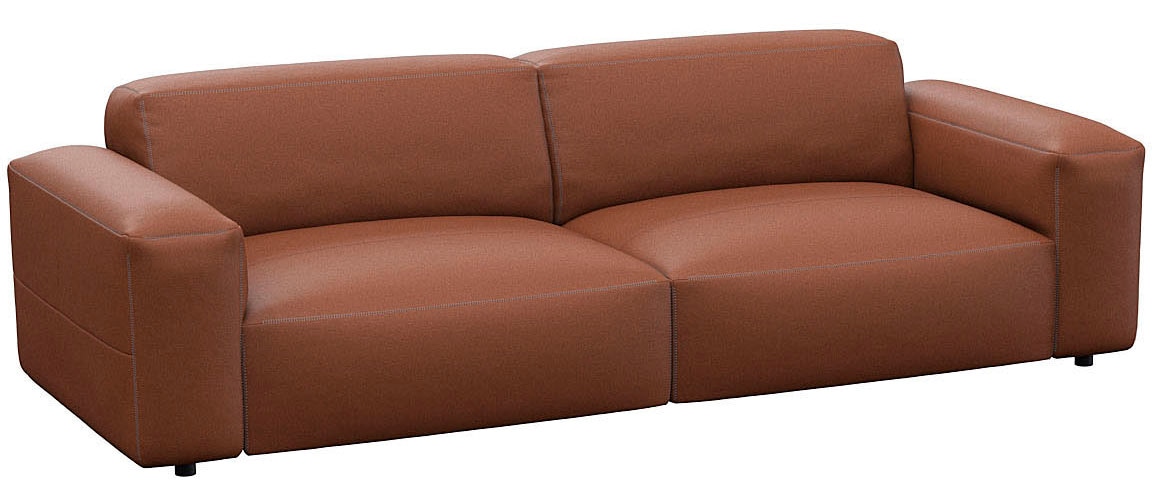 FLEXLUX 3-Sitzer »Lucera Sofa, super bequem durch hochwertigen Sitzaufbau mit Kaltschaum«, modern & anschmiegsam, Designsofa