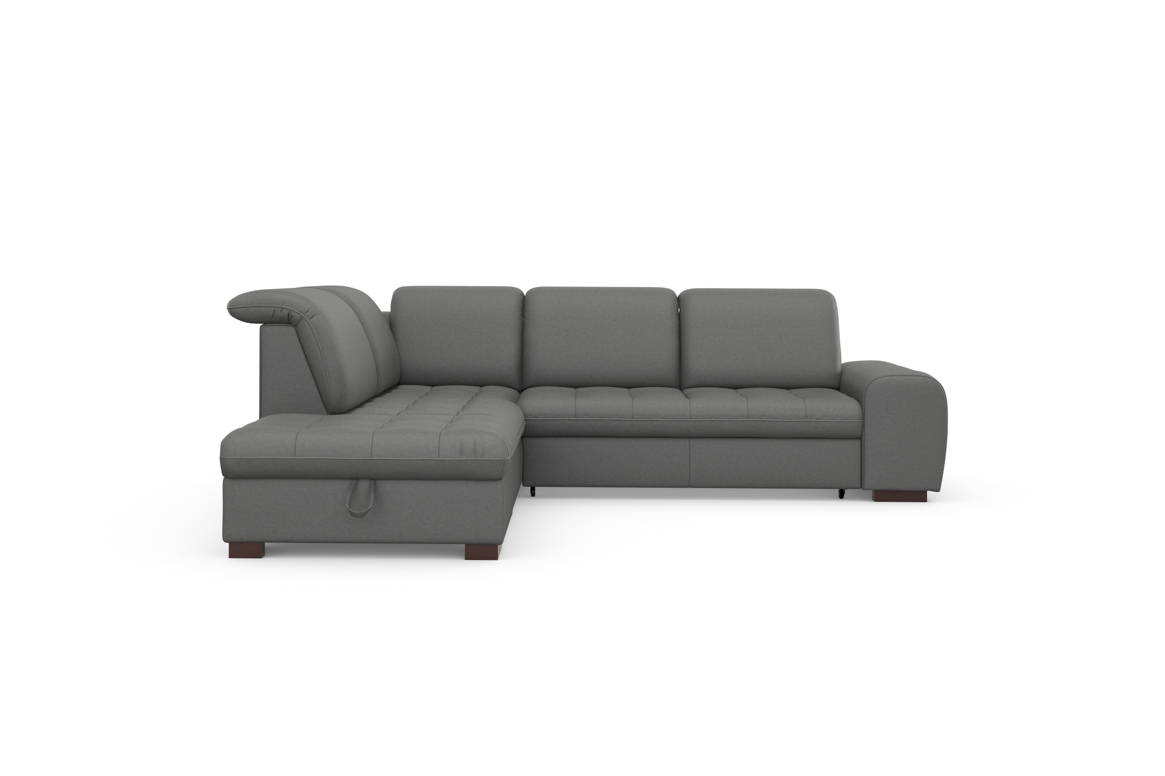 sit&more Ecksofa »Luxor L-Form«, wahlweise mit Bettfunktion, Stauraum und Kopfteilverstellung