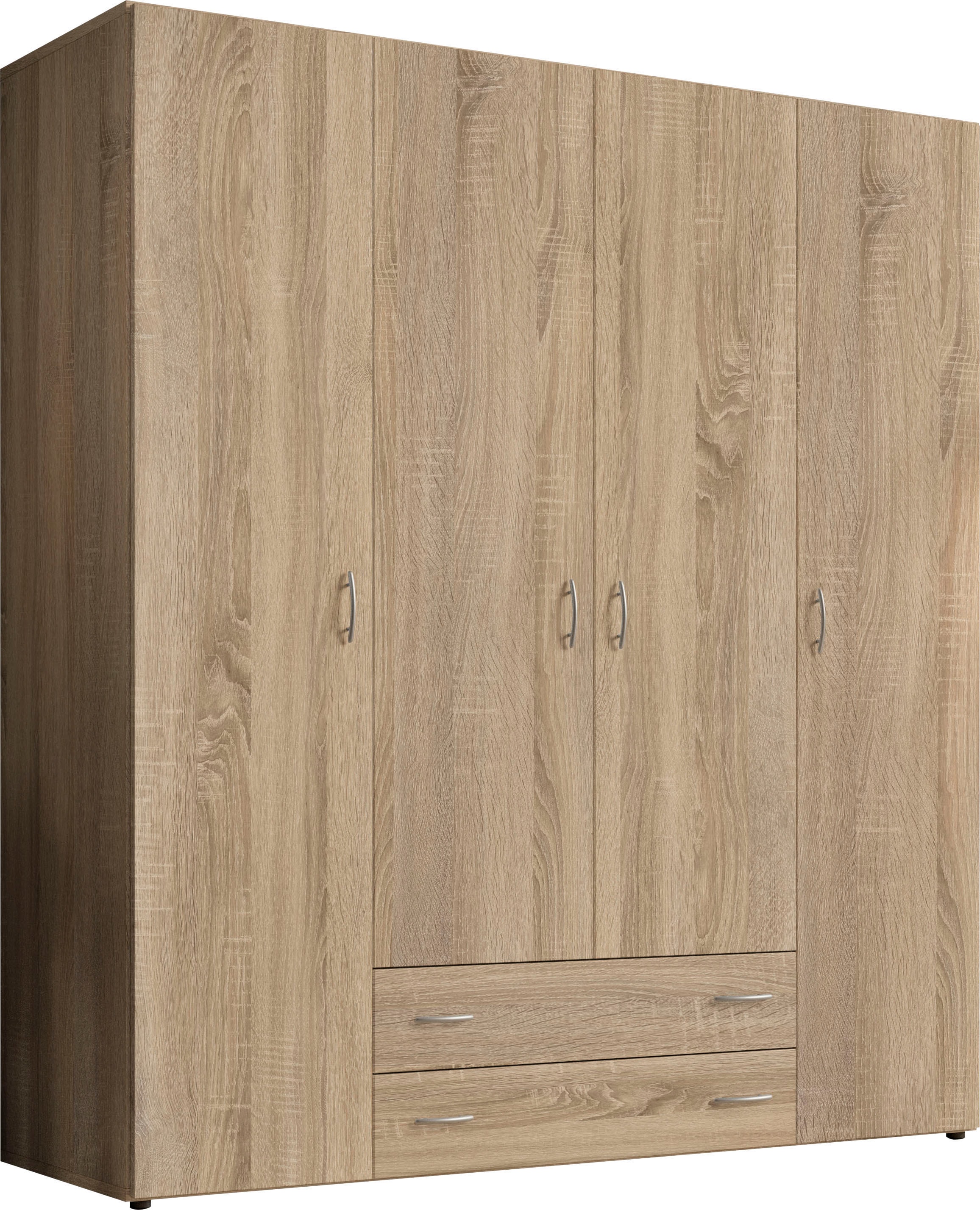 Schlafkontor Drehtürenschrank »Base Kleiderschrank Joe Garderobe Hochschrank Wäscheschrank«, Bega Schrank Schlafzimmer Bestseller in 3 Breiten und 2 Farben