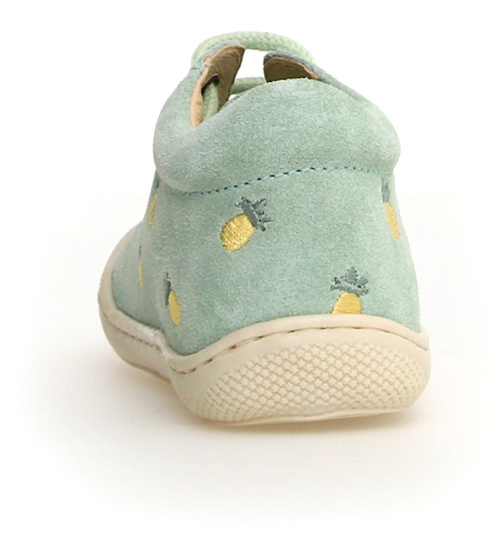 Naturino Lauflernschuh »COCOON EMBR.PINEAPPLES«, Kindergartenschuh mit Ananas Stickerei, Größenschablone zum Download