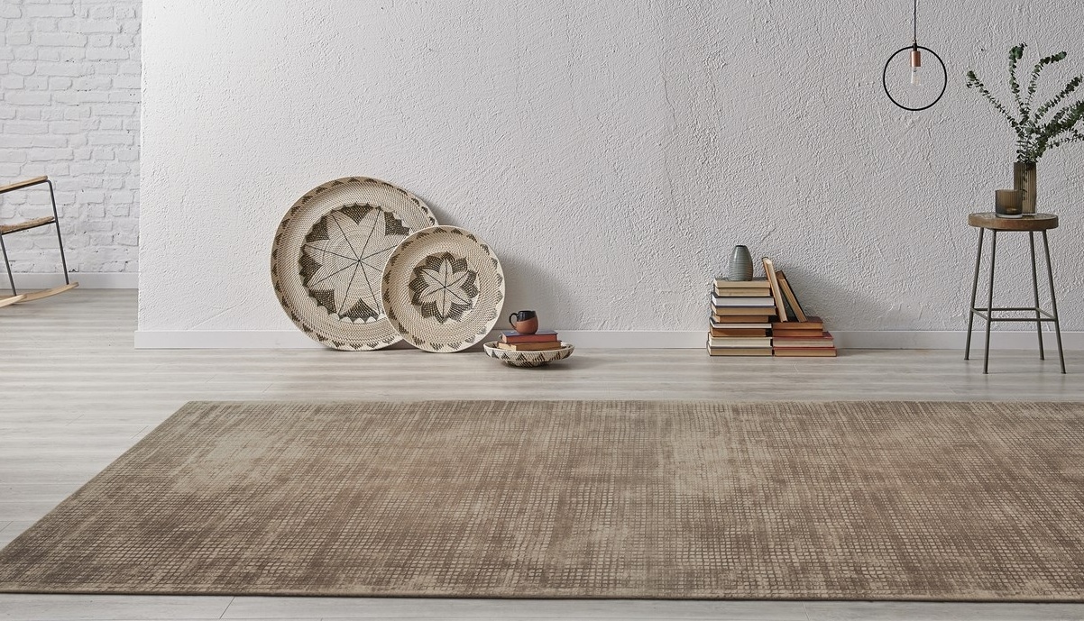 Padiro Teppich »Bridget 125«, rechteckig, 10 mm Höhe, Kurzflor, Hoch-Tief-S günstig online kaufen