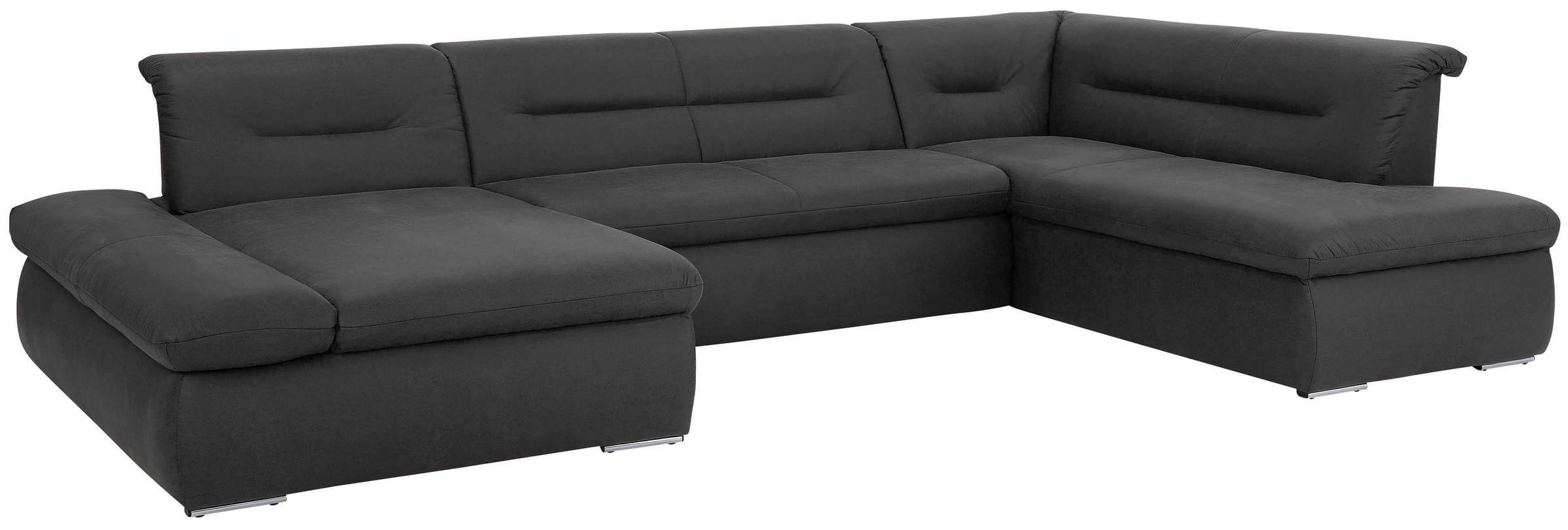 Home affaire Wohnlandschaft »Avesa U-Form« Wahlweise mit Armteilverstellung günstig online kaufen